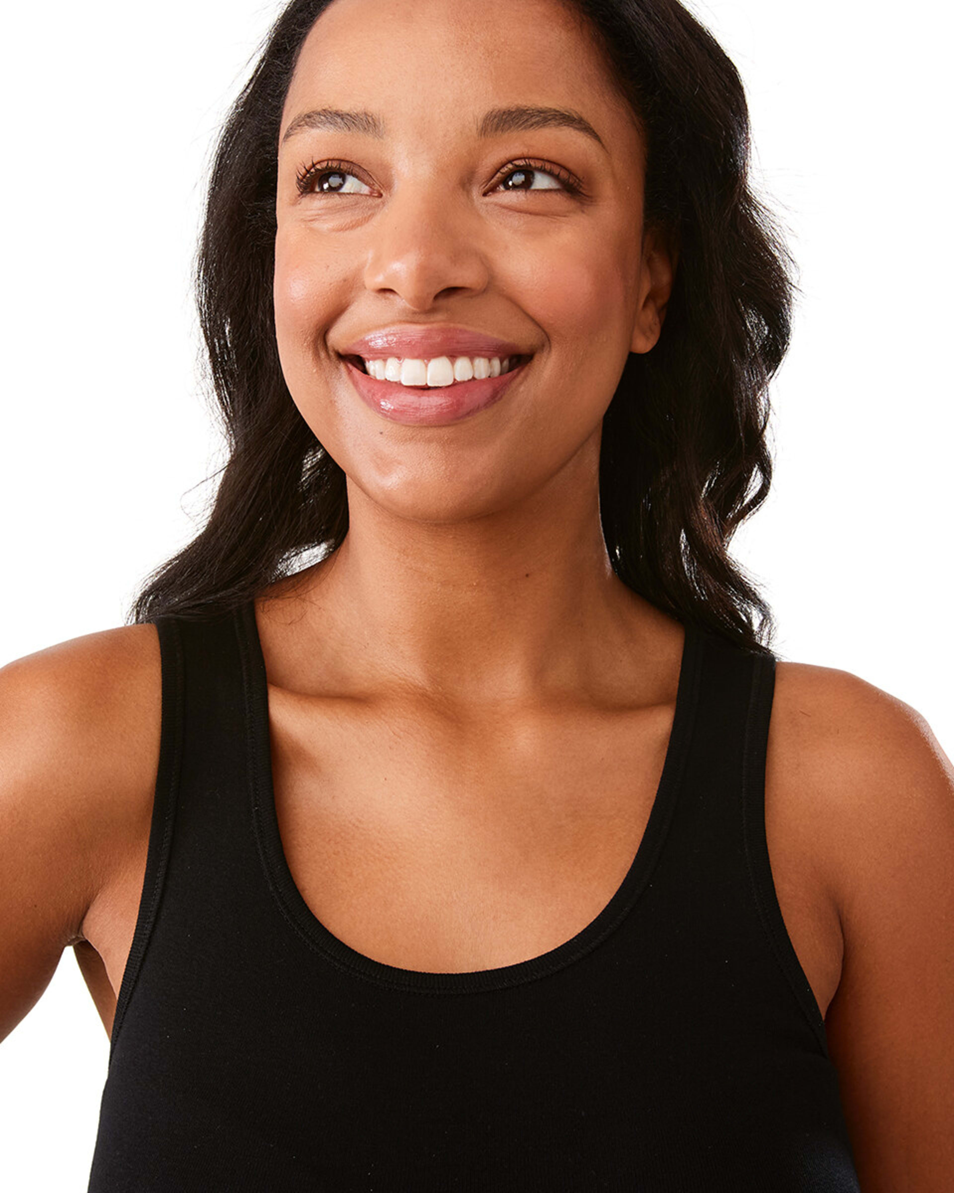 6 3 Pack Essential Cotton Tank Black, 6 of 9