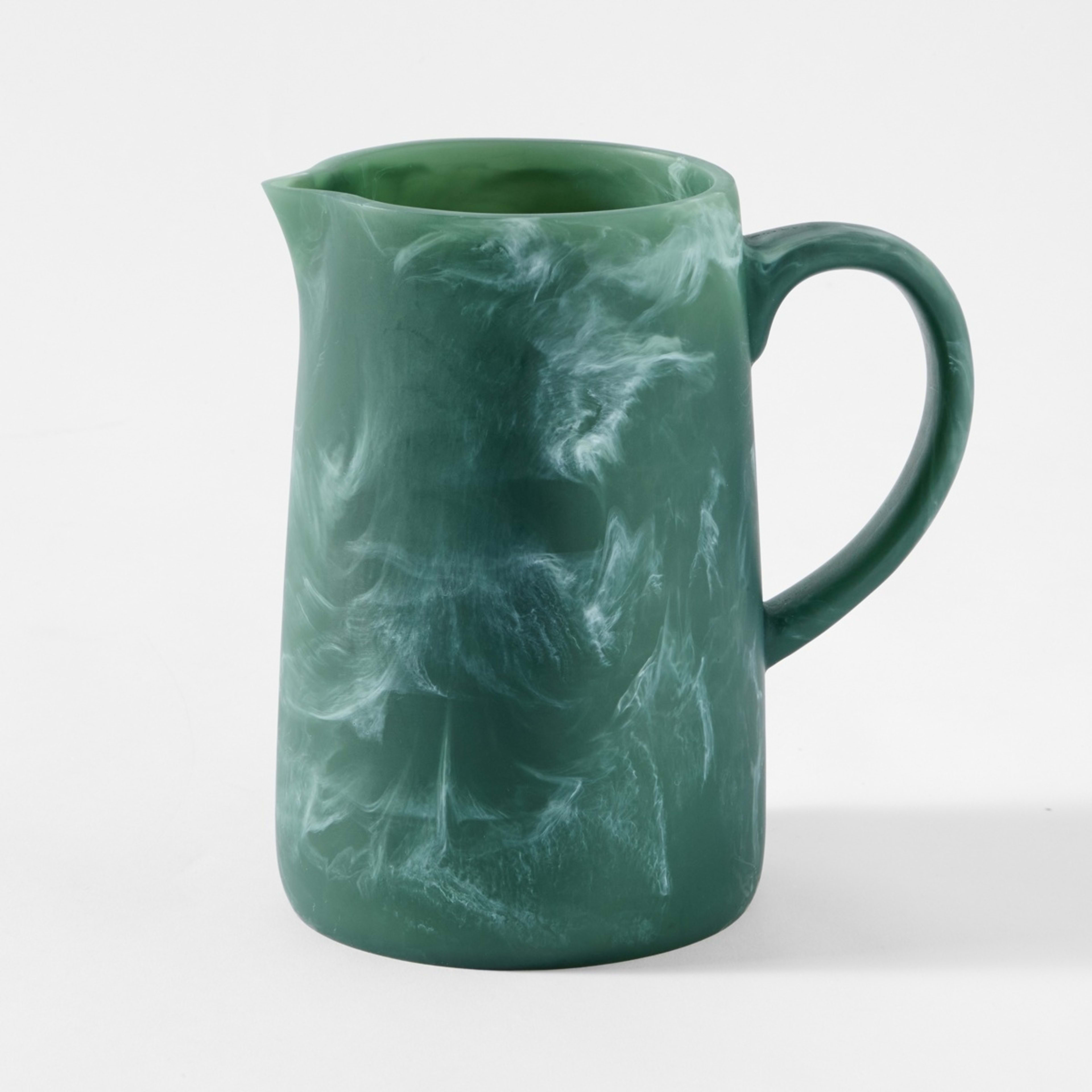 7 Green Resin Jug, 7 of 7