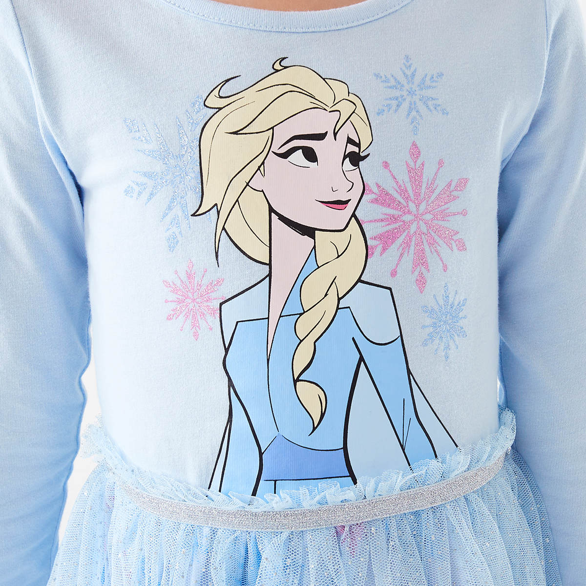 Long Sleeve Frozen License Elsa Tutu Dress Kmart