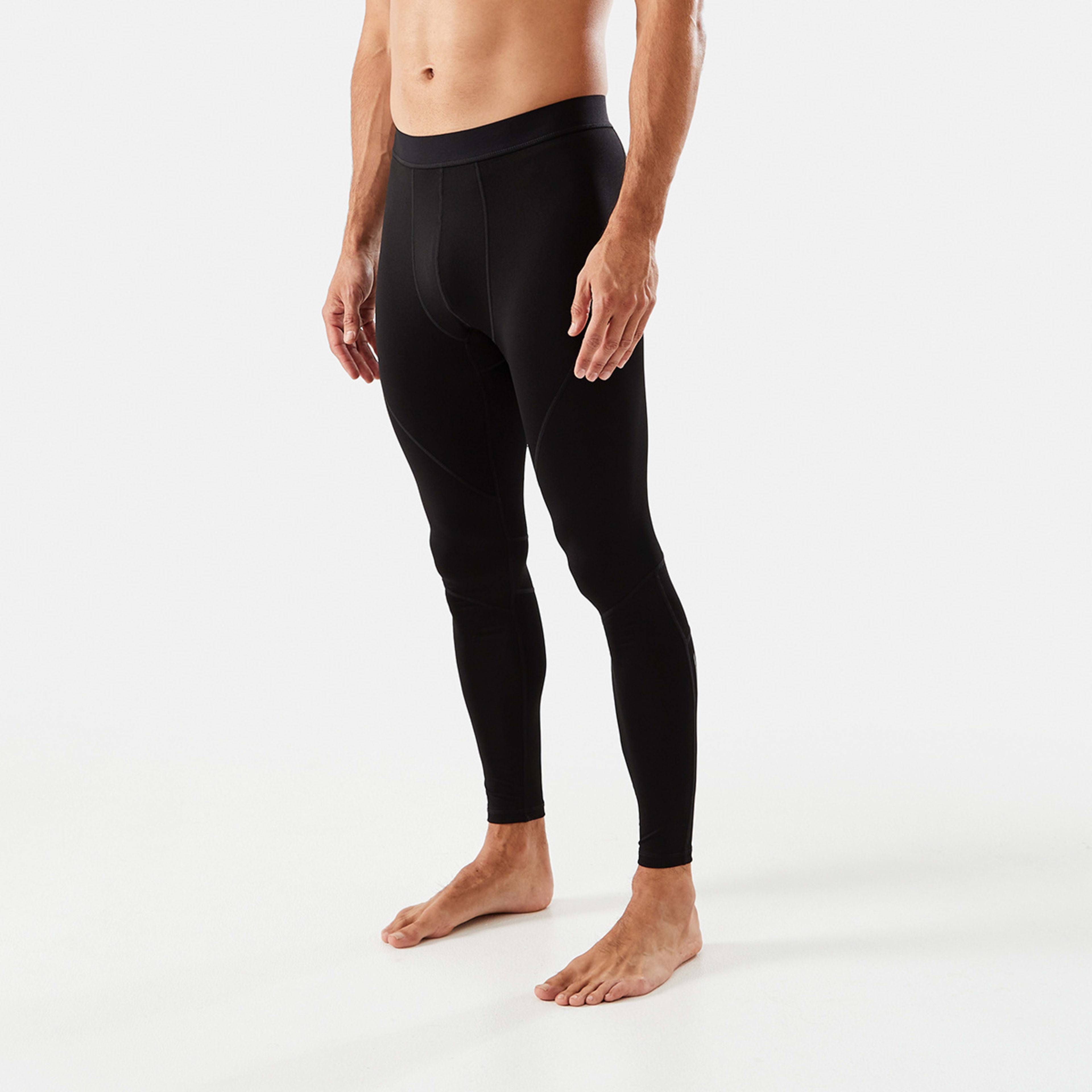 2 Active Mens Training Tights Black, 2 of 6