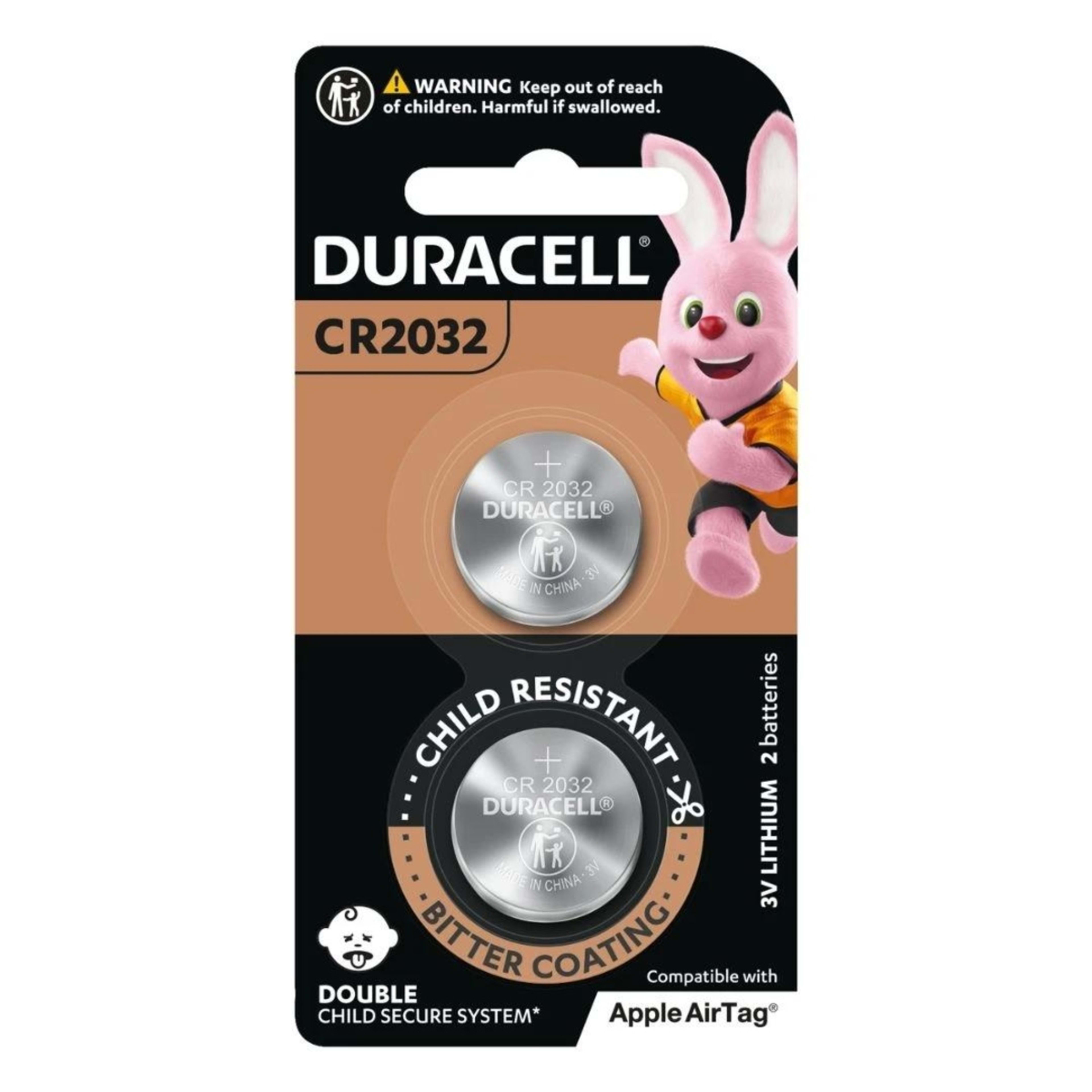 1 Duracell Specialty 2032 Lithium 2 Pack Batteries, 1 of 9