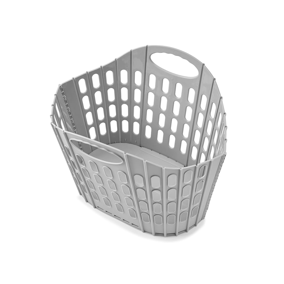 Collapsible Laundry Basket Grey Kmart