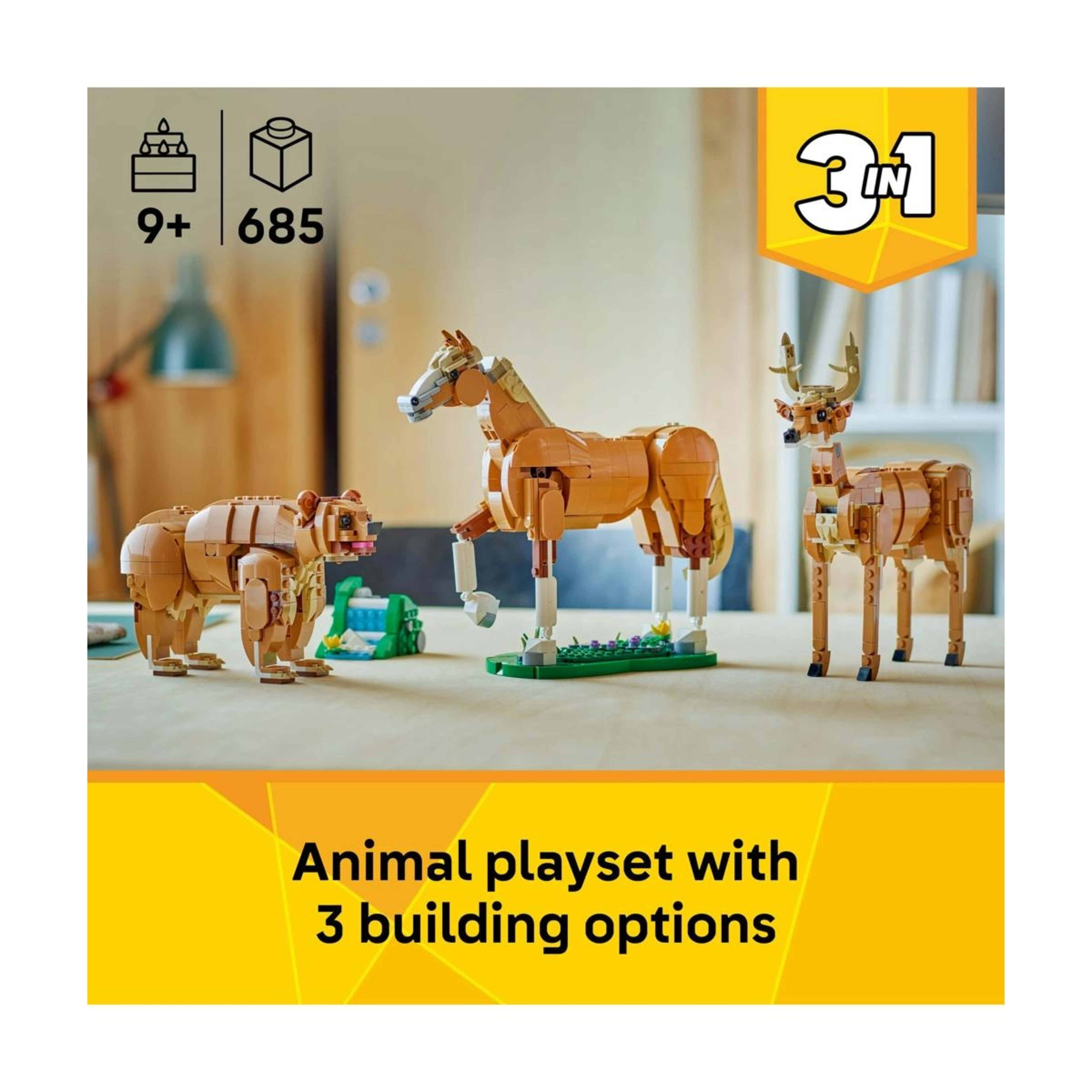 3 LEGO Creator Beautiful Horse 31166, 3 of 10
