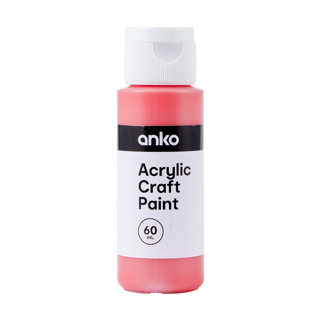 4 Pack Acrylic Craft Paints Primary Kmart