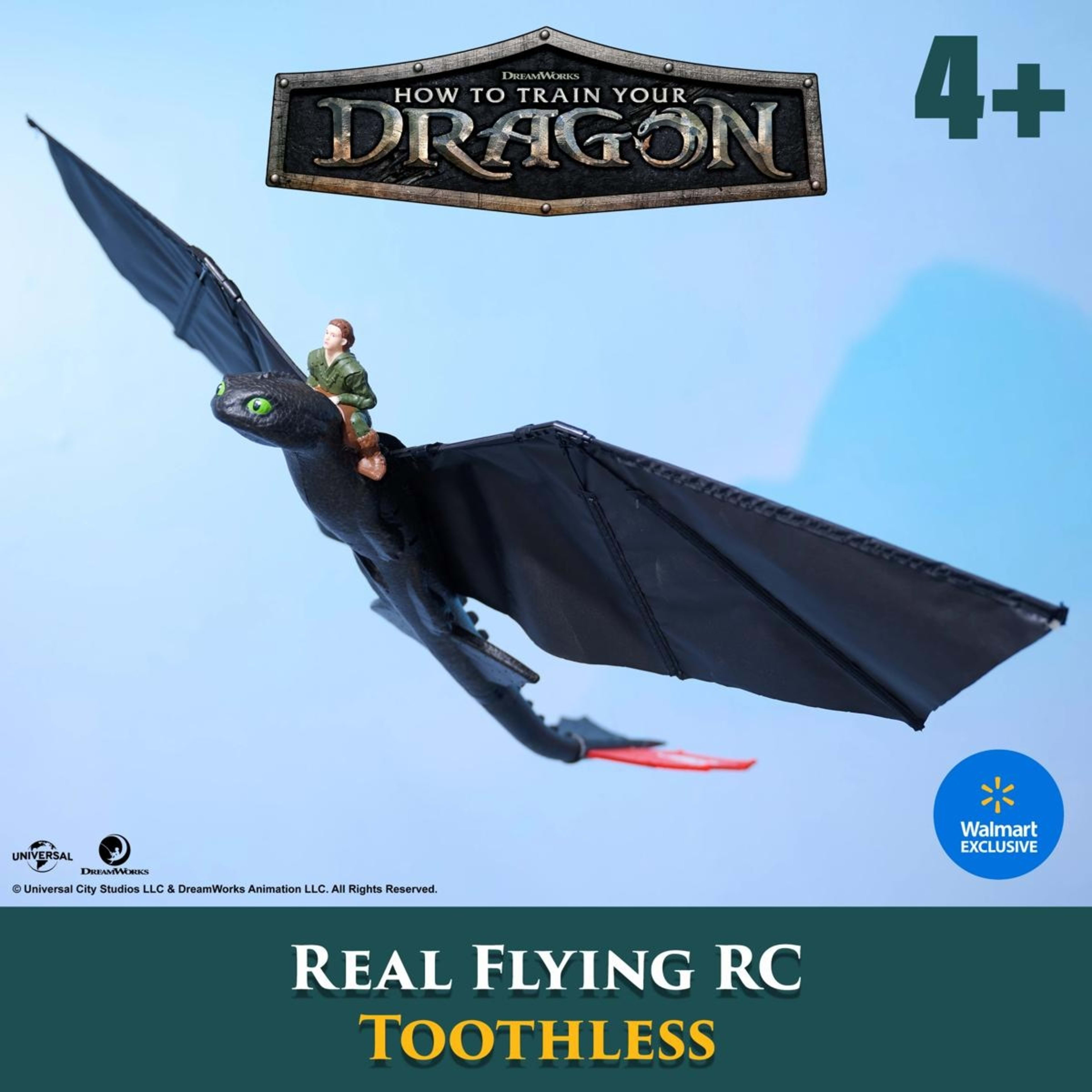 3 How To Train Your Dragon Real Flying Remote Control Toothless Action Figure, 3 of 10