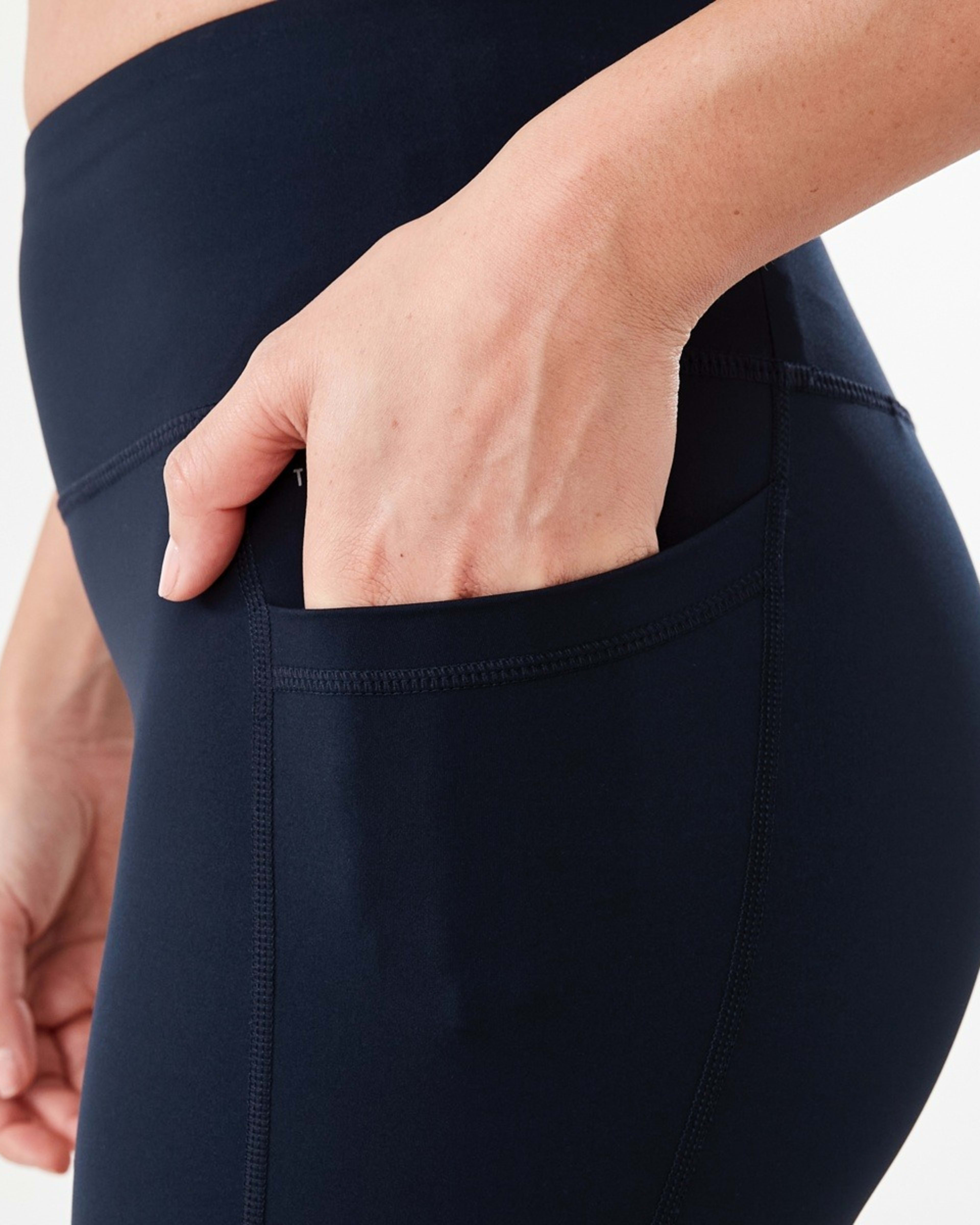 5 Active Womens Crop Training Leggings SKY CAPTAIN, 5 of 5