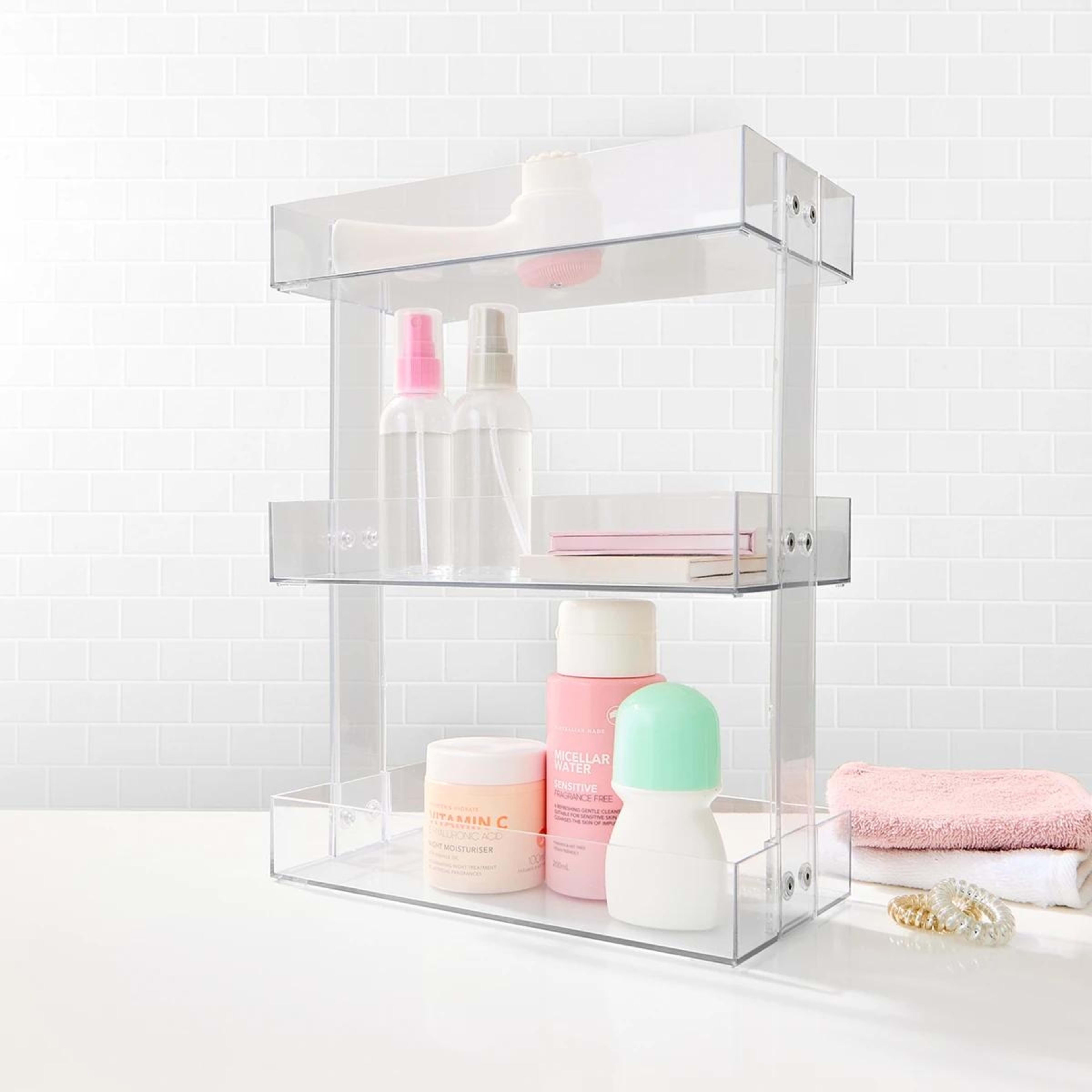 1 Modular 3 Tier Skincare Shelf, 1 of 7