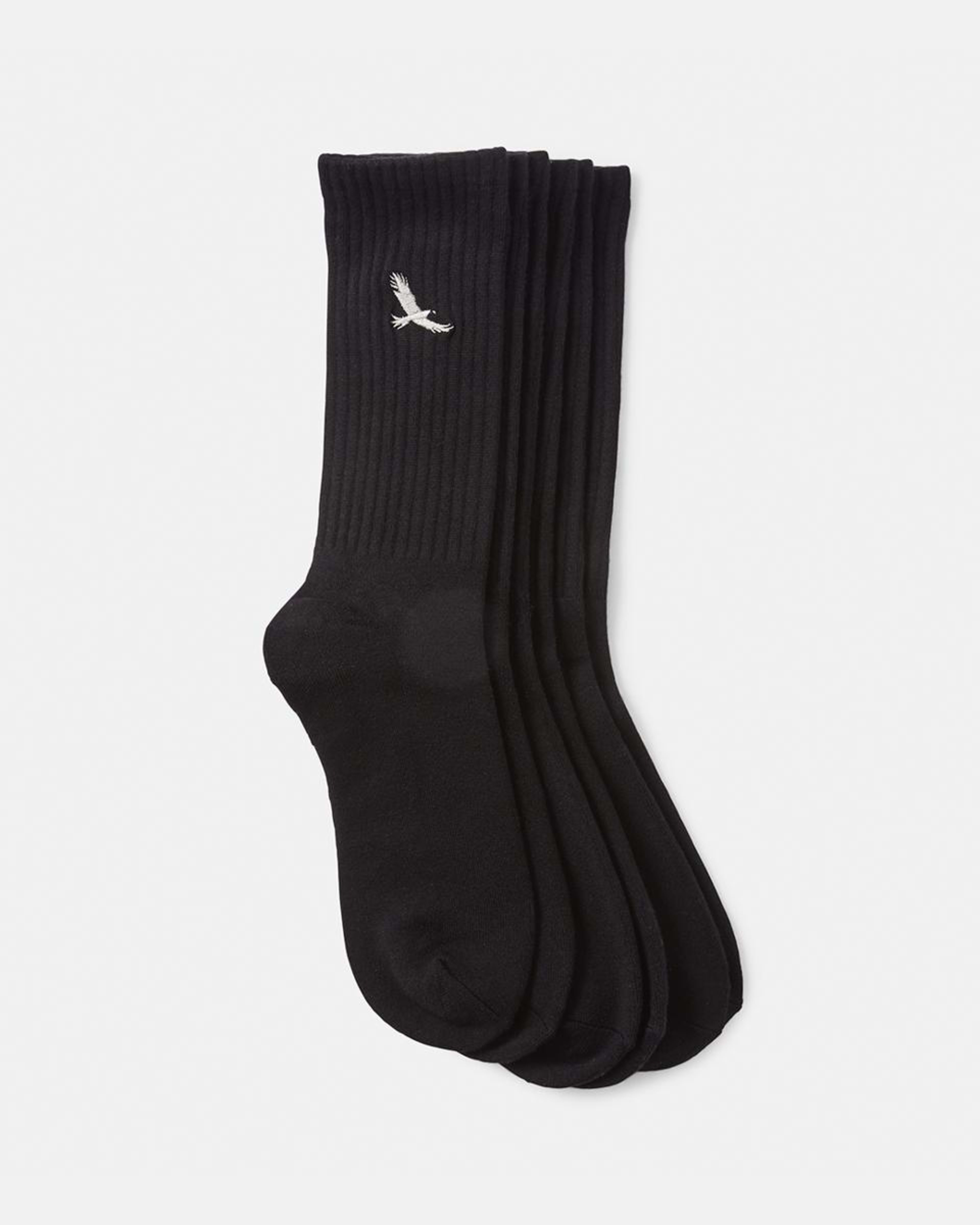 3 Pack Bamboo Rib Crew Socks Kmart