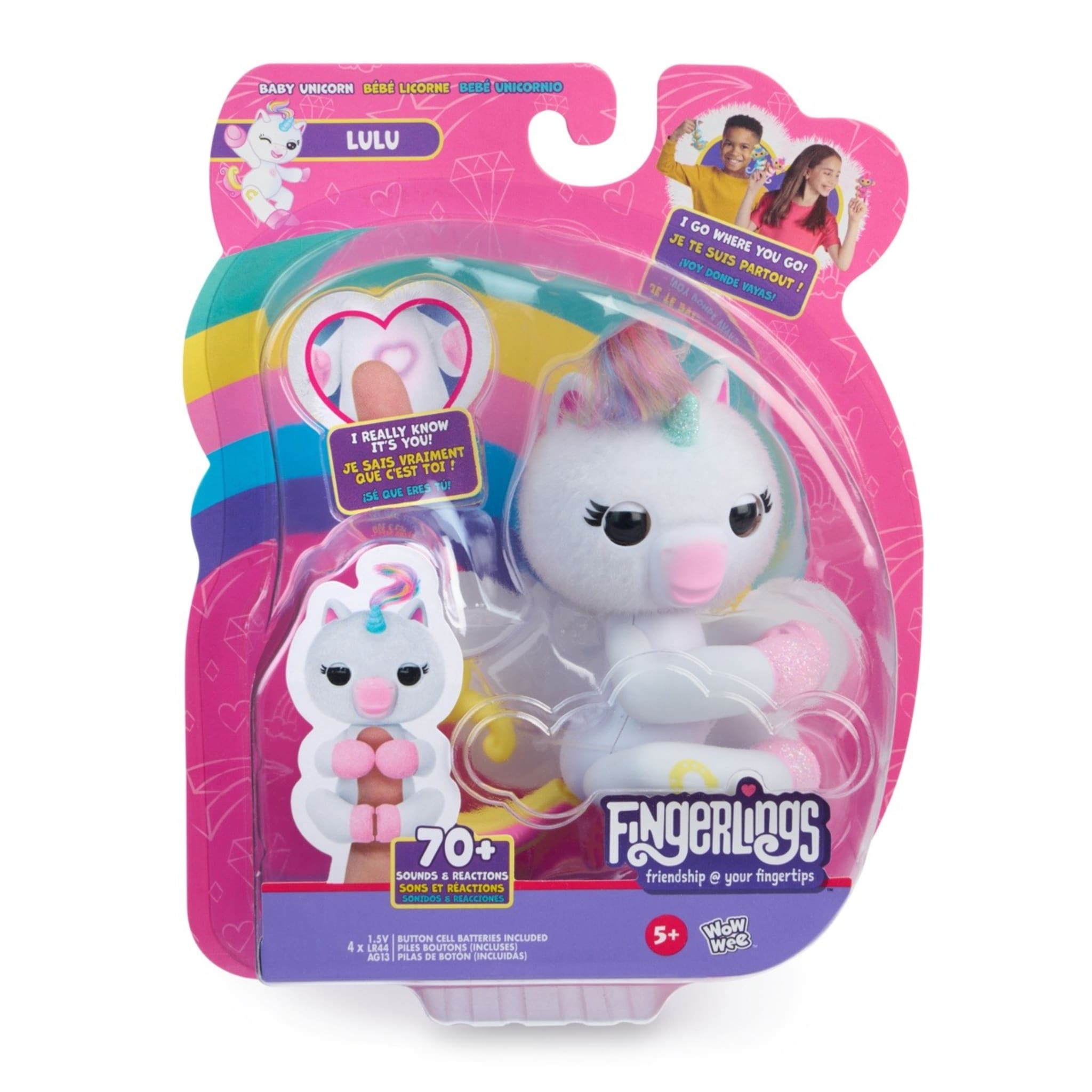 Fingerlings Lulu Baby Unicorn Interactive Toy - Kmart