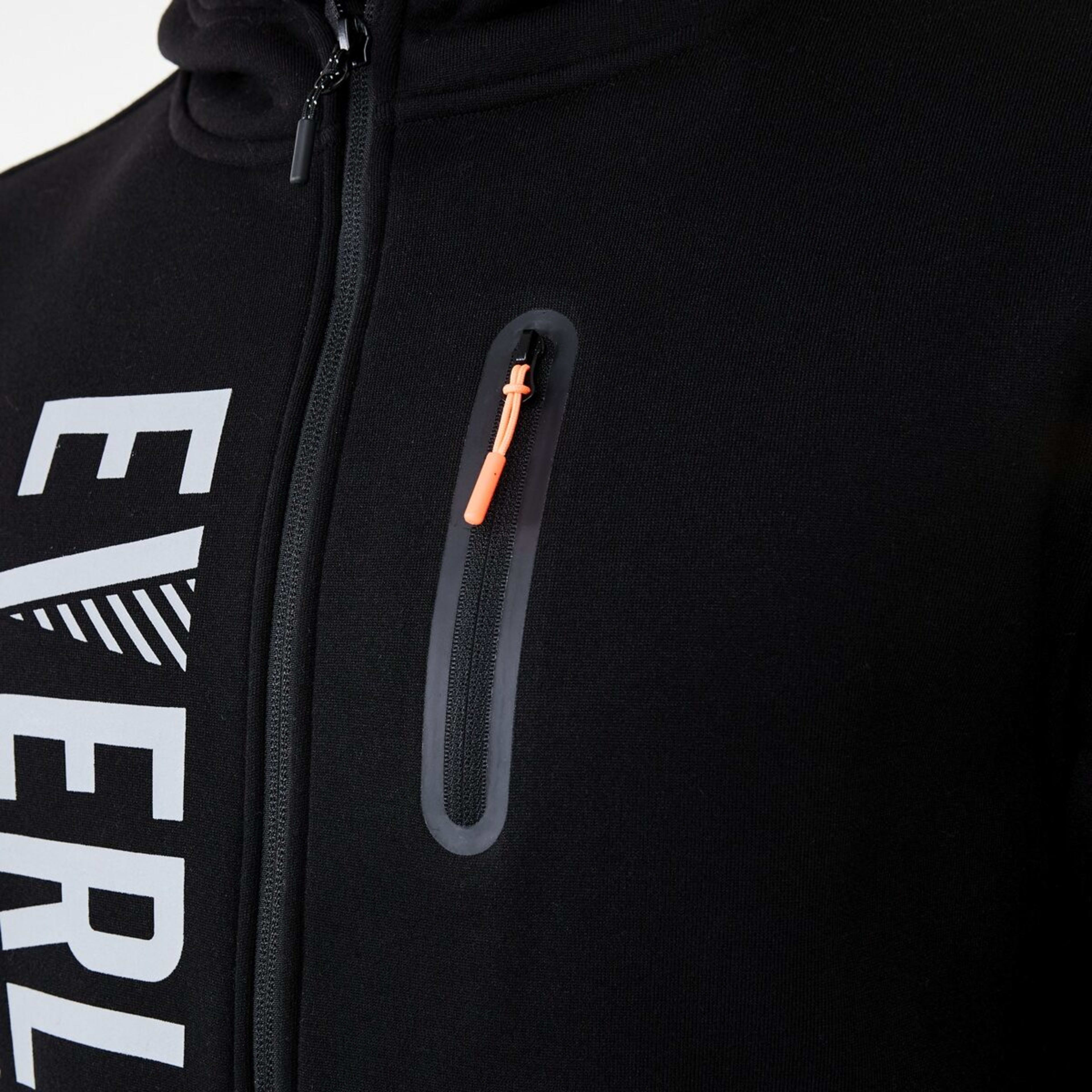 6 Everlast Work Zip Through Hoodie Black, 6 of 10