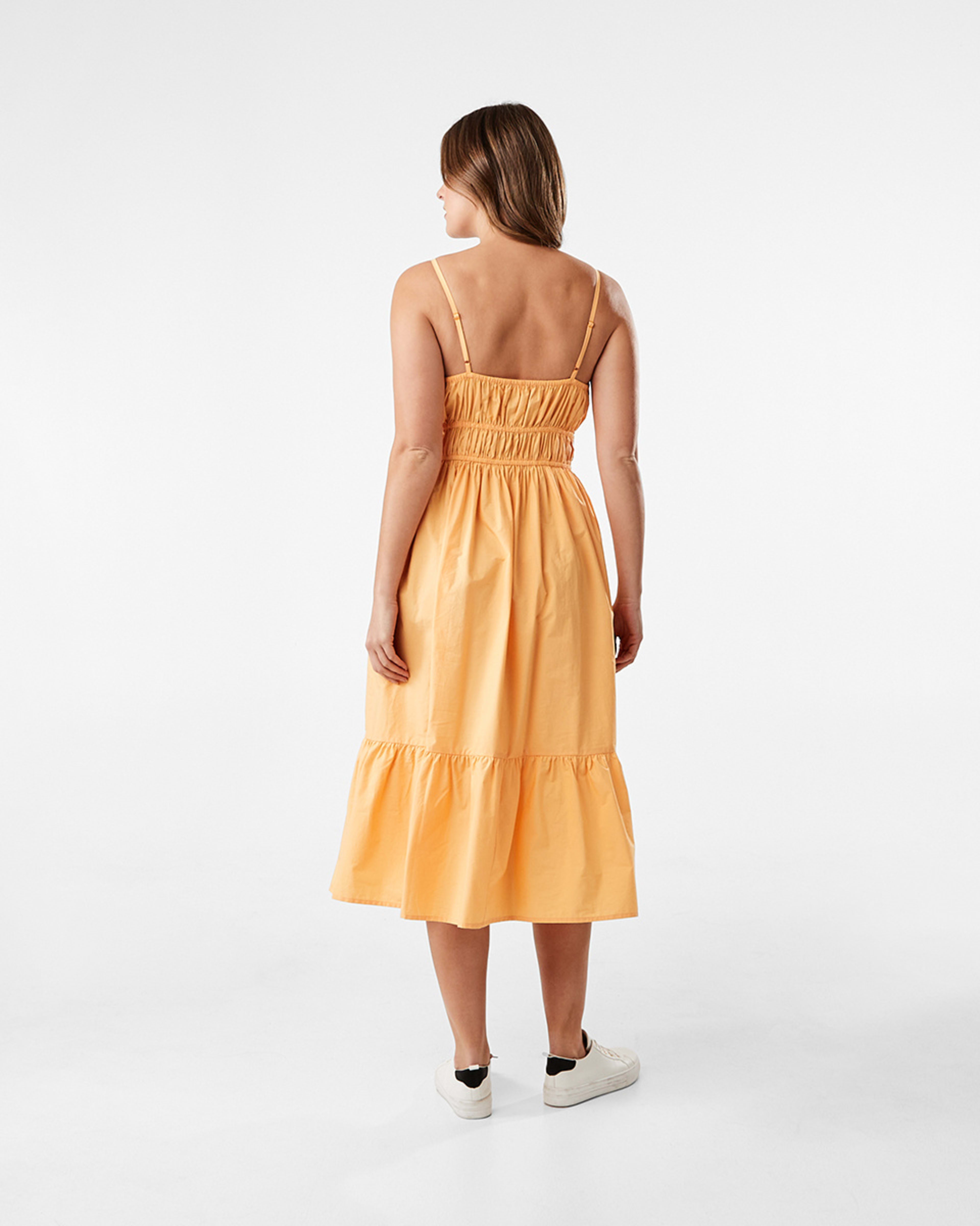 Sleeveless Ruched Midi Dress Kmart