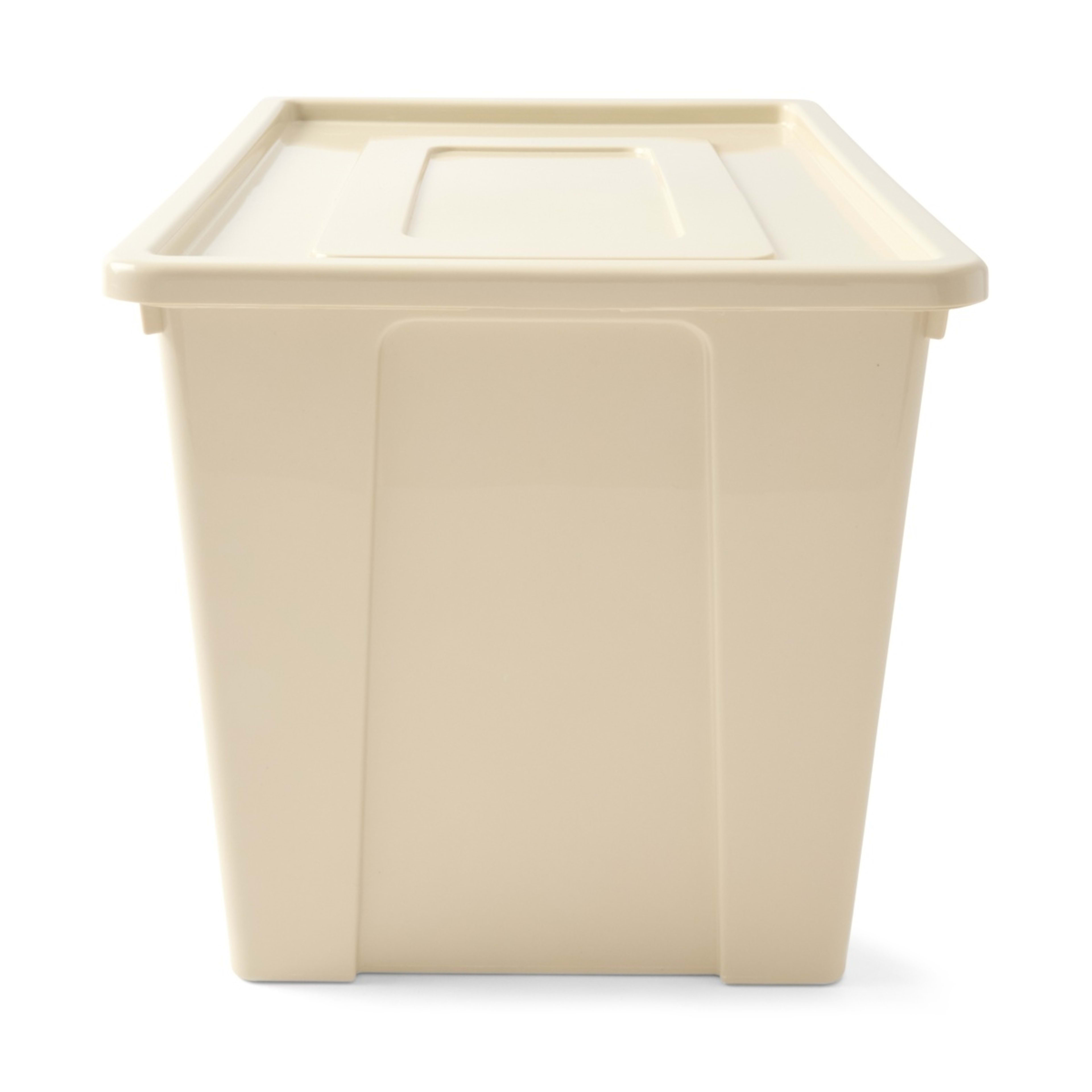 4 3 Pack 20L Storage Boxes - Beige, 4 of 10