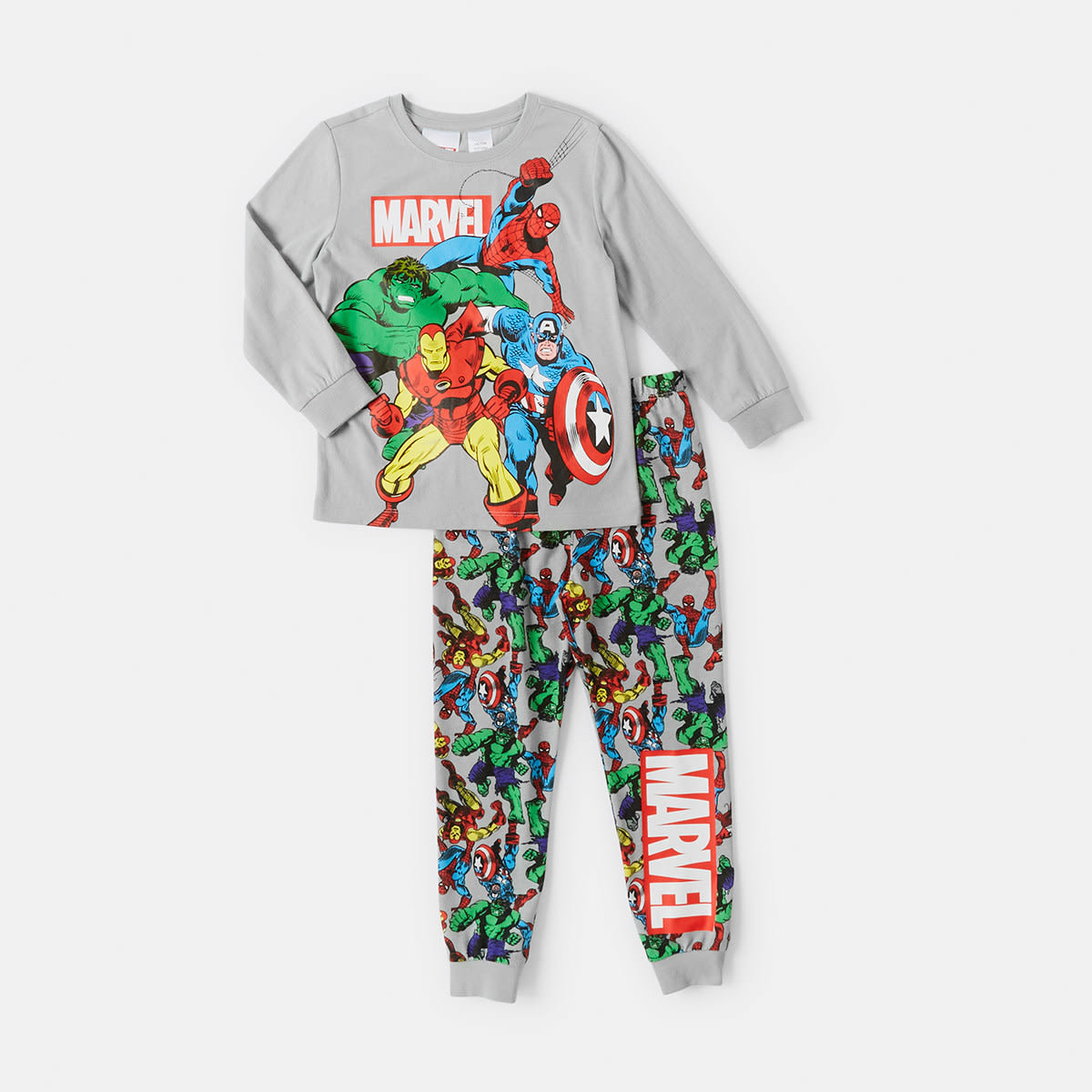 Kmart Marvel License Pyjama Set PriceGrabber