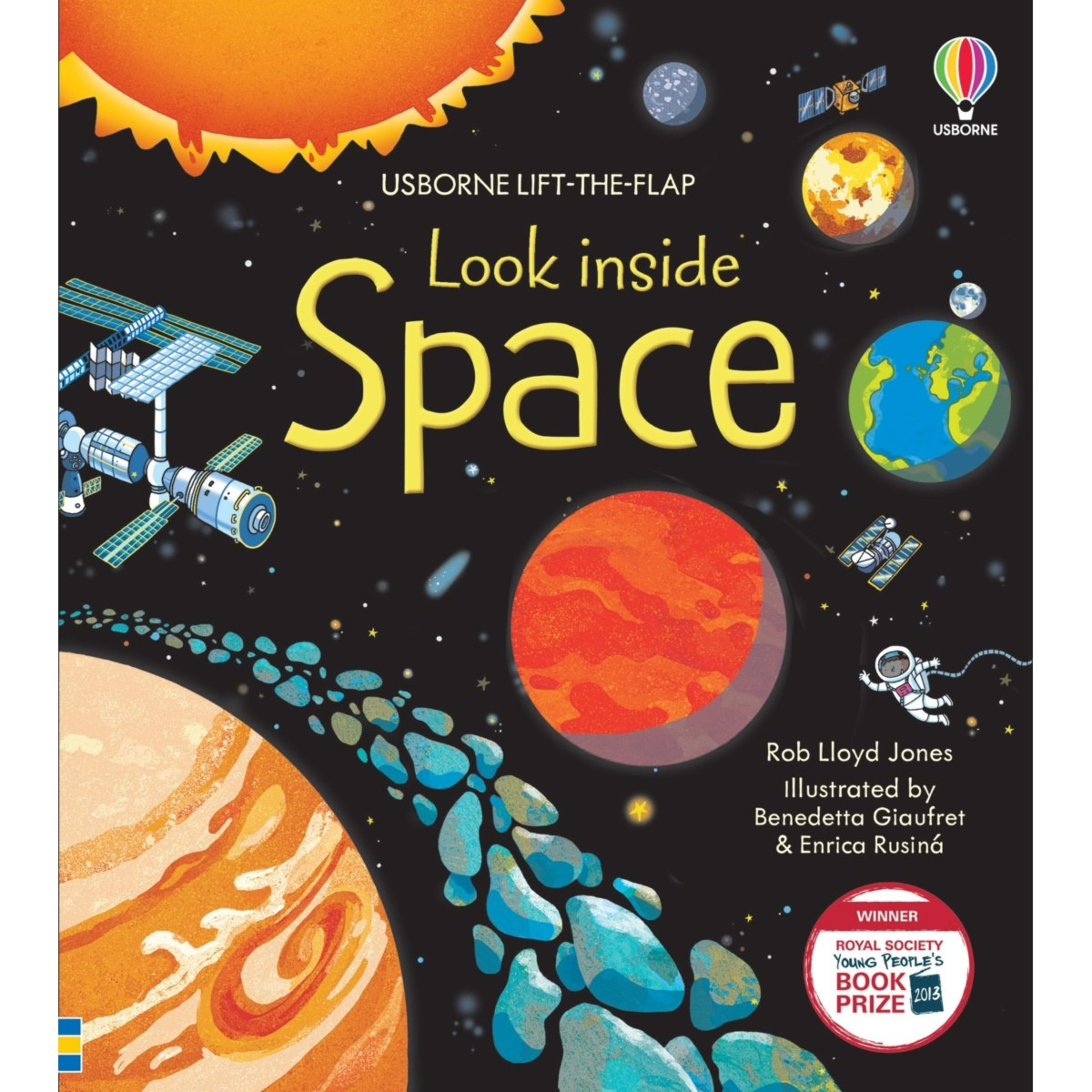 1 Usborne Lift-The-Flap: Look Inside Space by Rob Lloyd Jones - Book