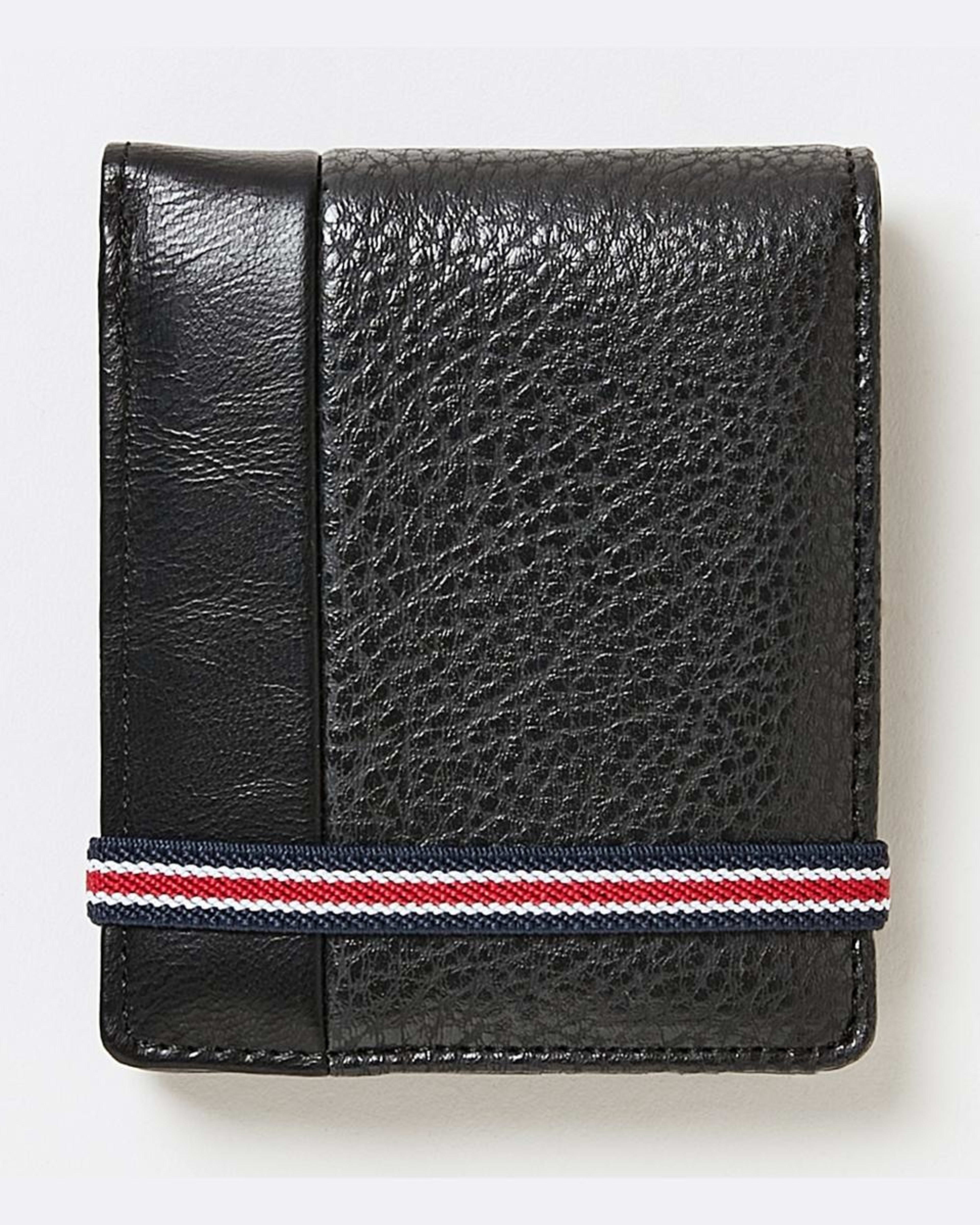1 Splice Wallet with Strap Black