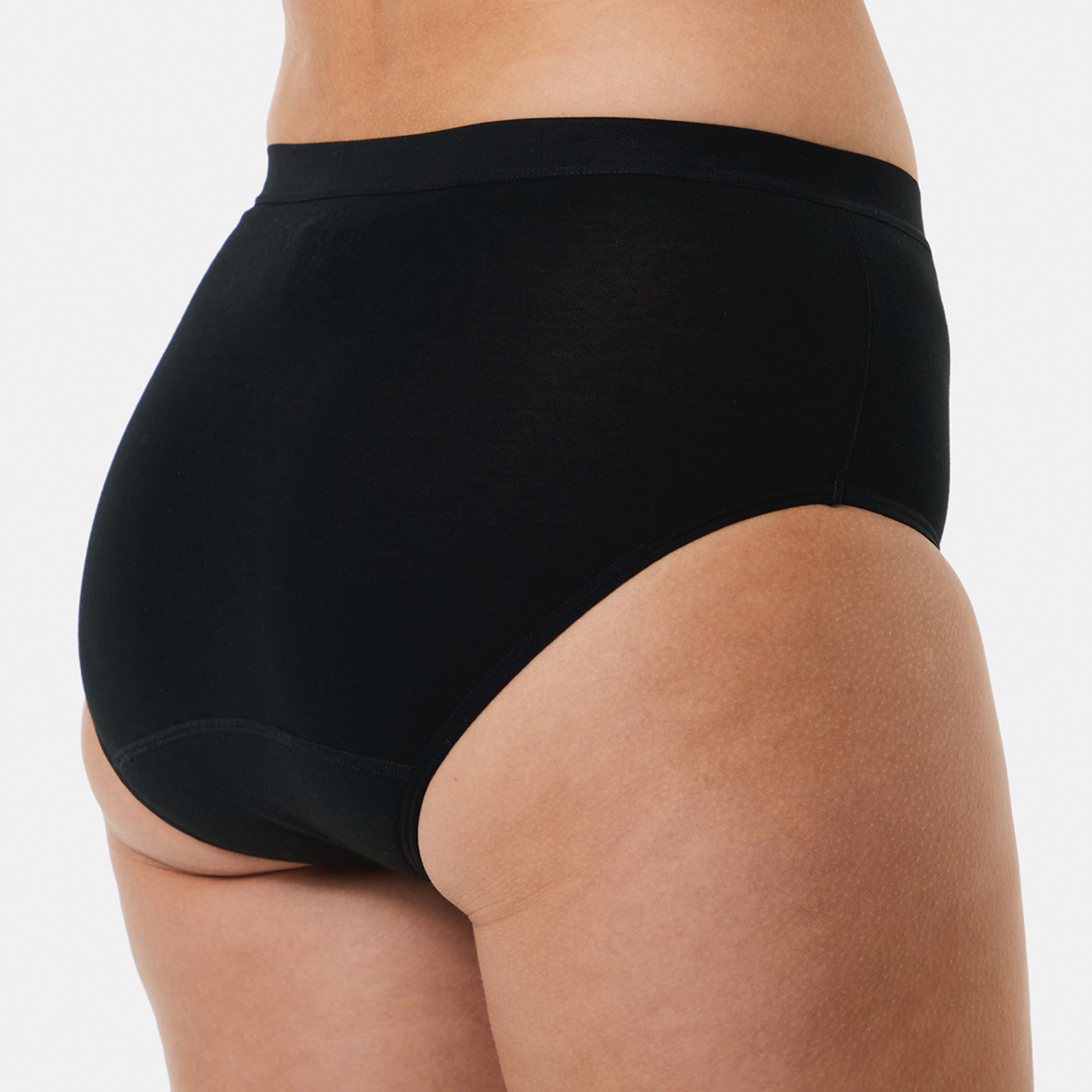 3 Period Full Briefs - Moderate Flow Black, 3 of 5