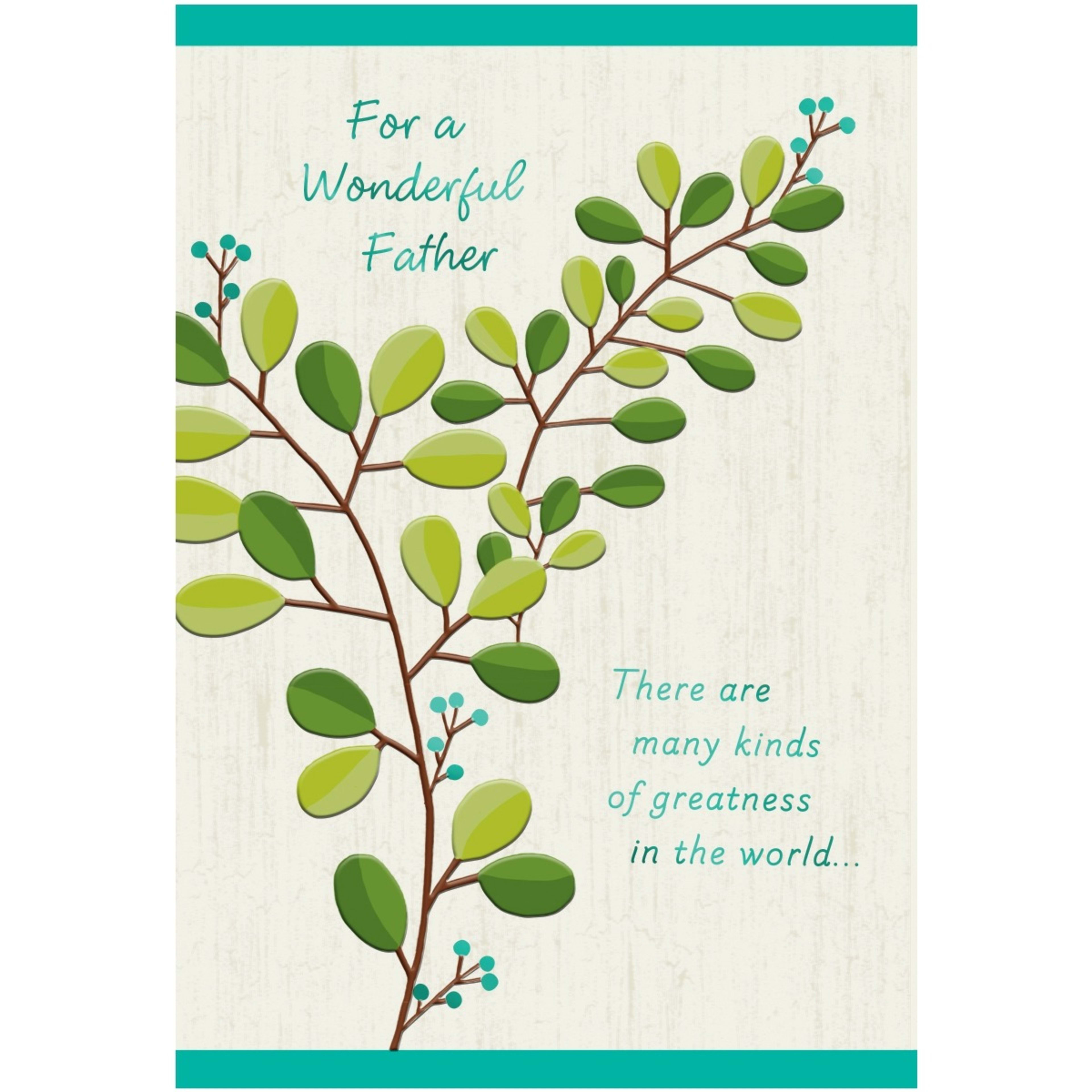 1 Hallmark Father's Day Card - Greatness