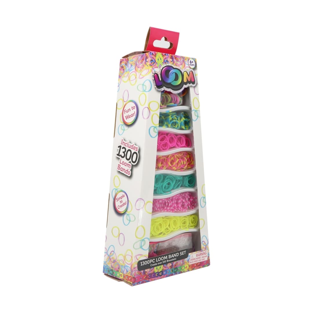 1300 Piece Loom Band Set Kmart