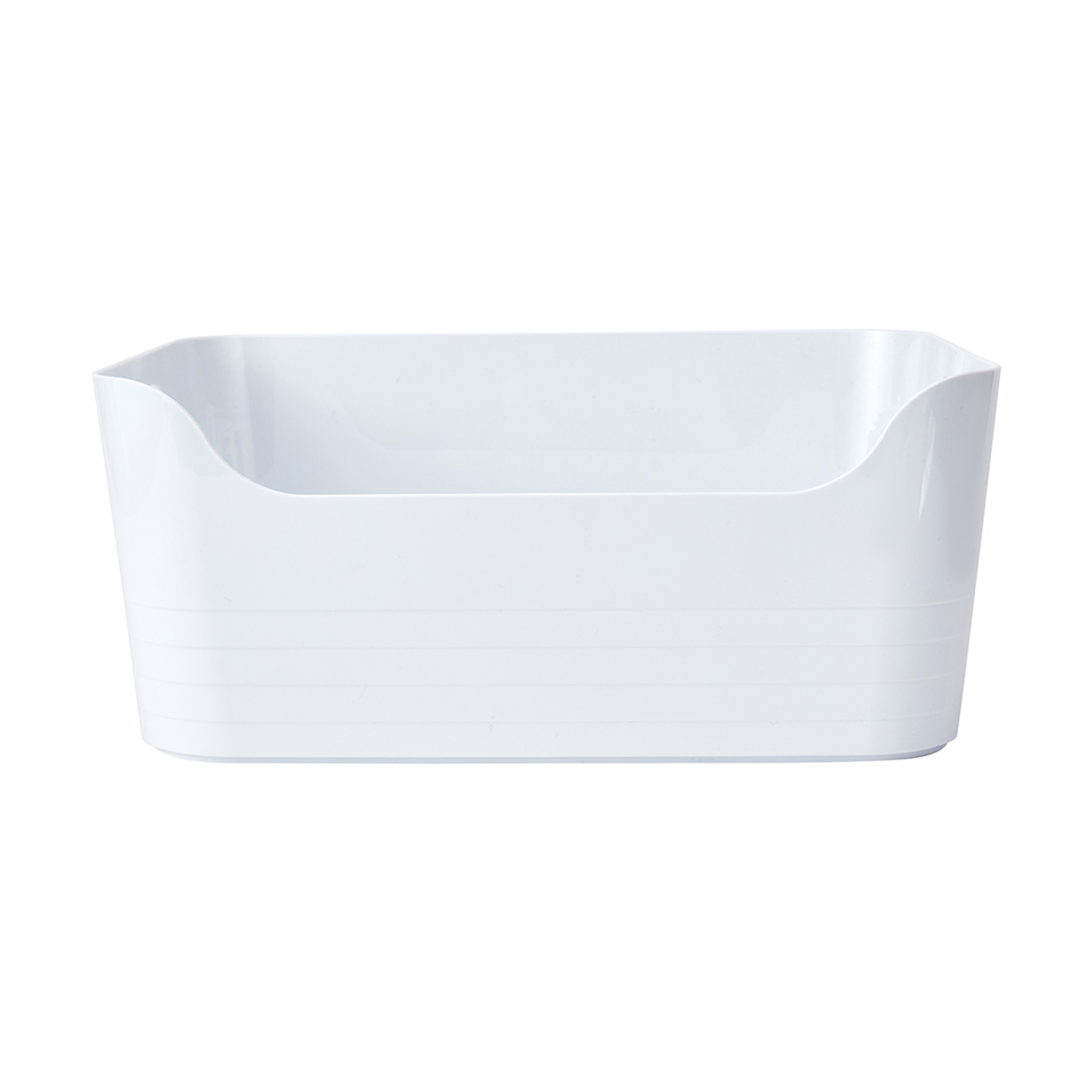 Medium White Cut Out Edge Tub Kmart
