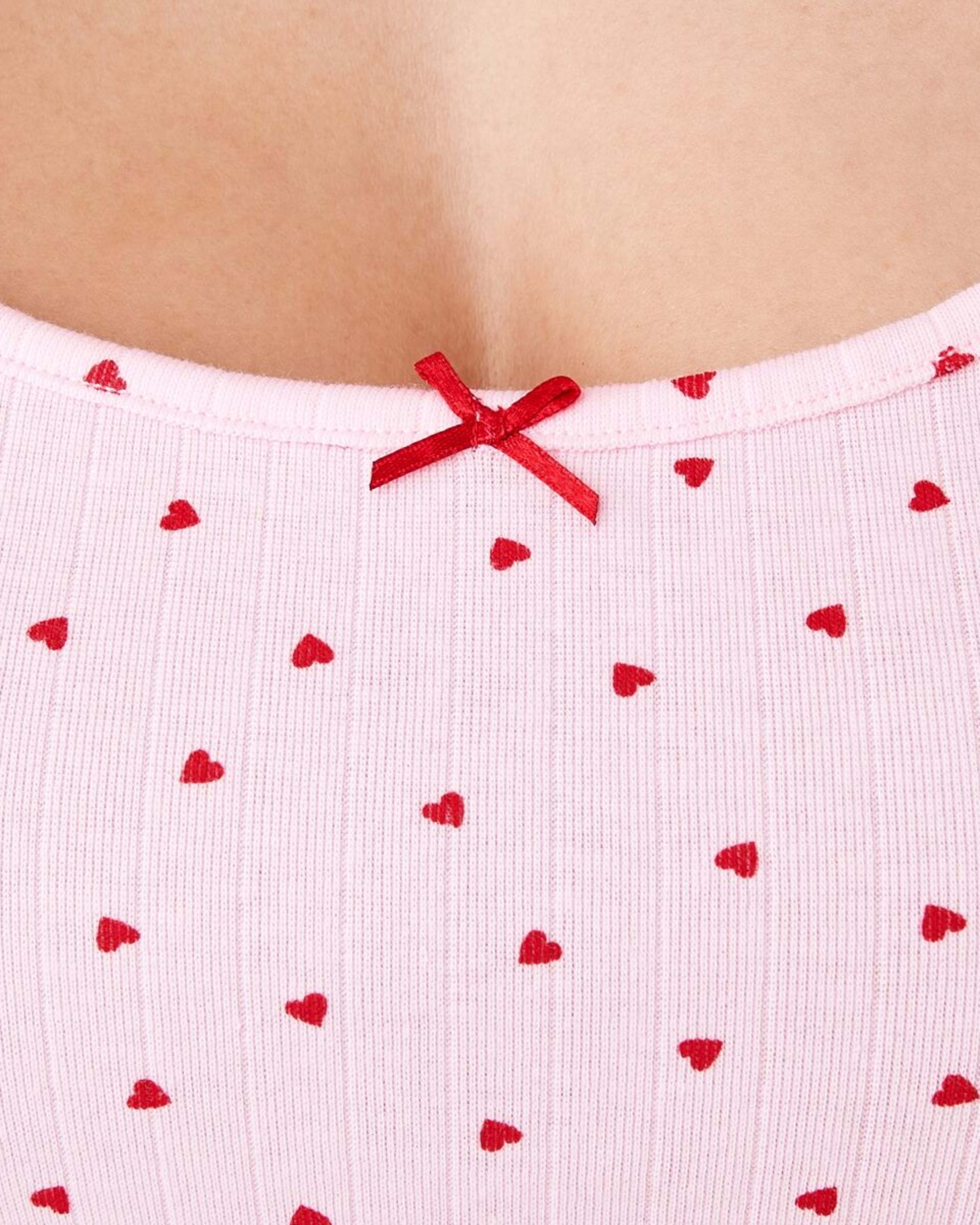 5 Rib Sleep Cami HEARTS BALLERINA, 5 of 7