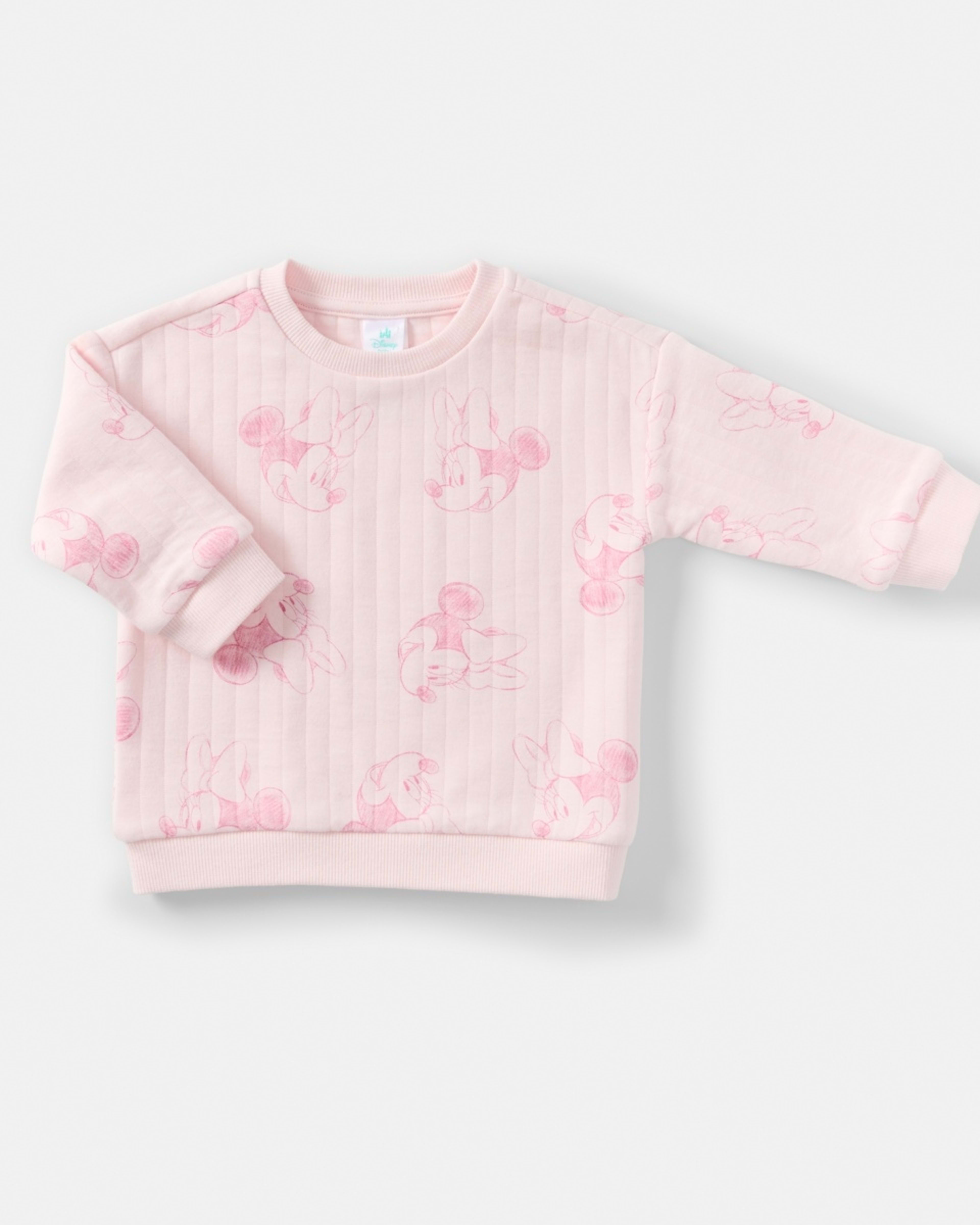 3 Minnie License Quilted Sweat Set Pink Minnie, 3 of 6