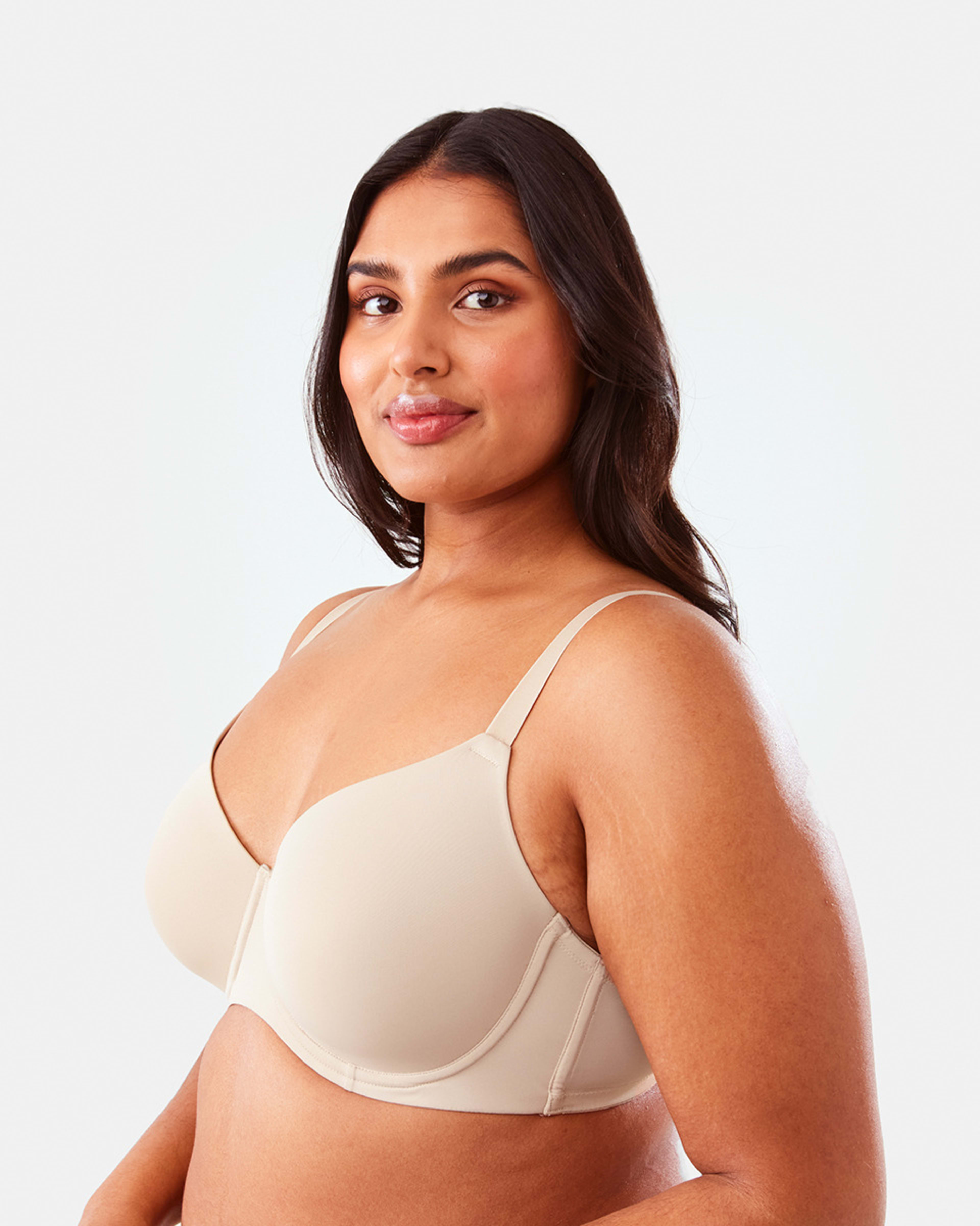 2 Full Figure T-shirt Bra BEIGE, 2 of 6