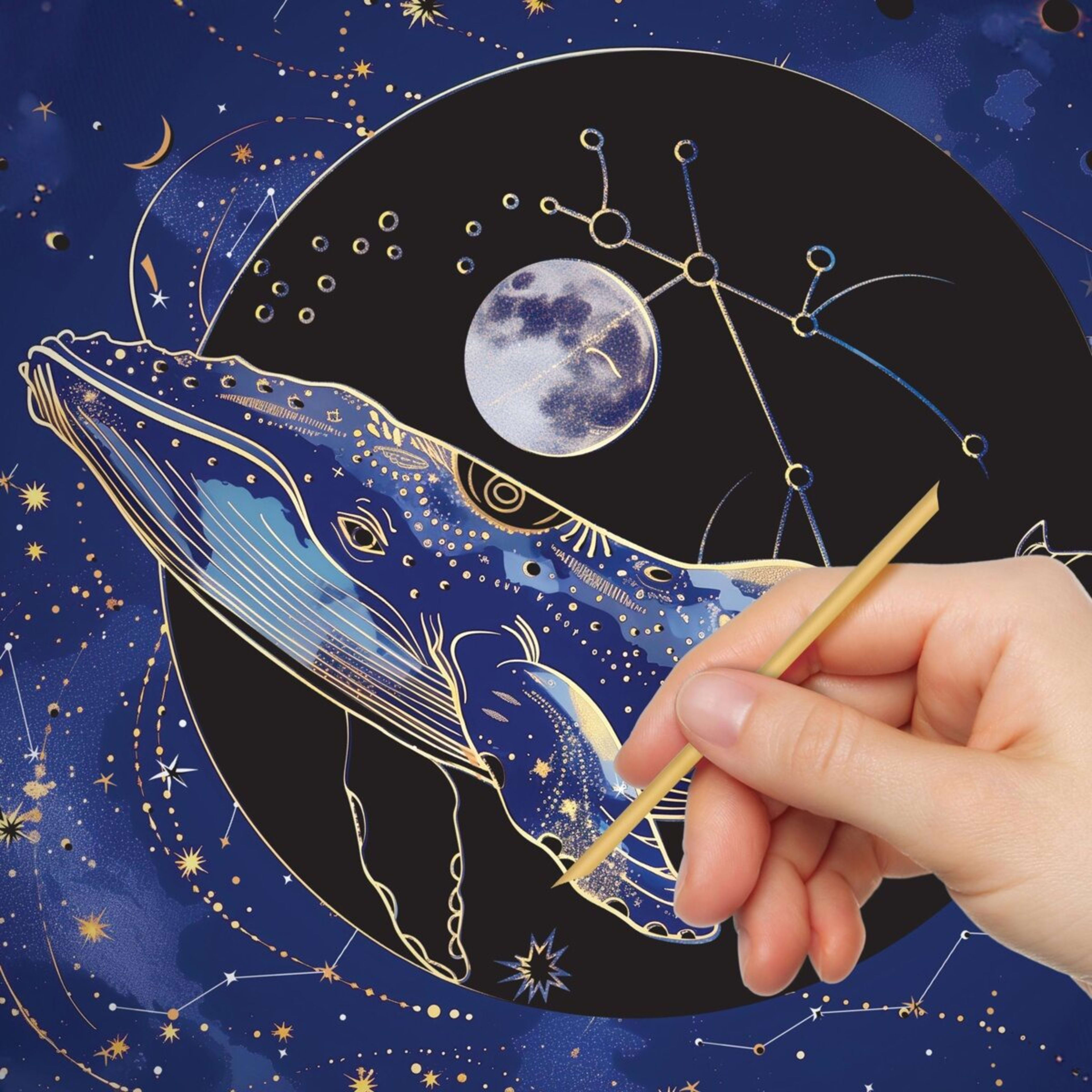 3 Art Maker Picture Etch Midnight Creatures - Book, 3 of 4