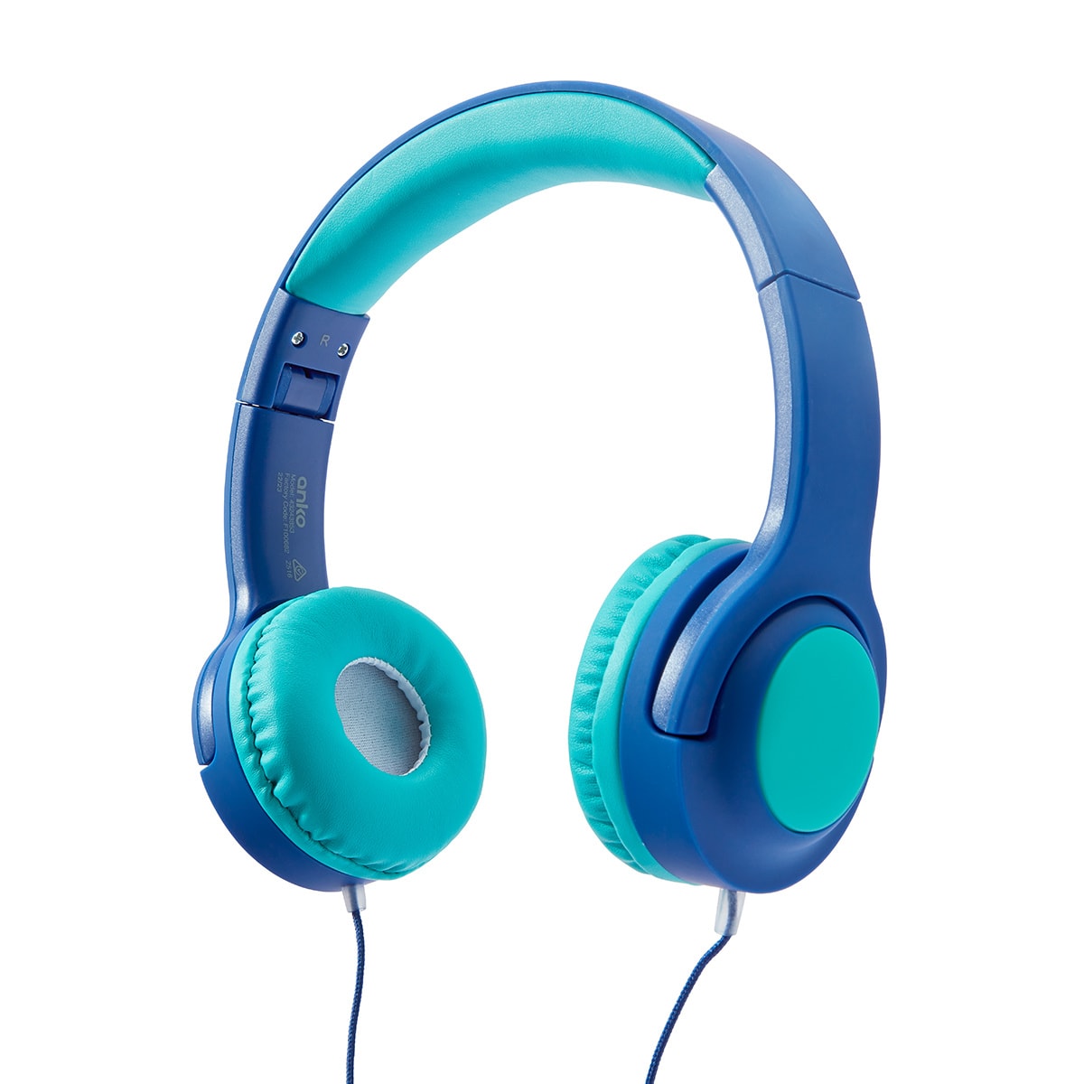 Wired On Ear Kids Headphones Teal Kmart