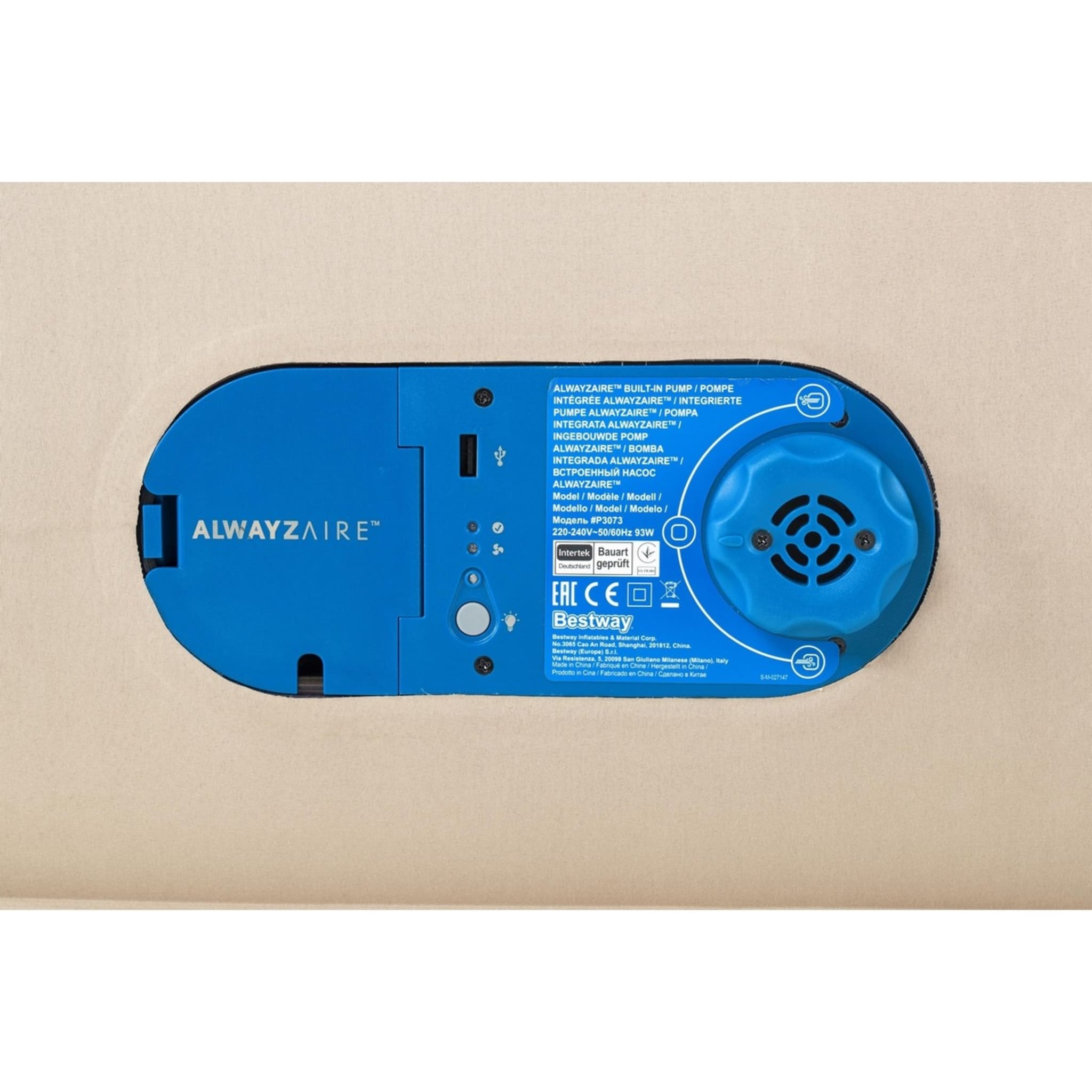 AlwayzAire Airbed with Builtin Pump Queen Size Kmart