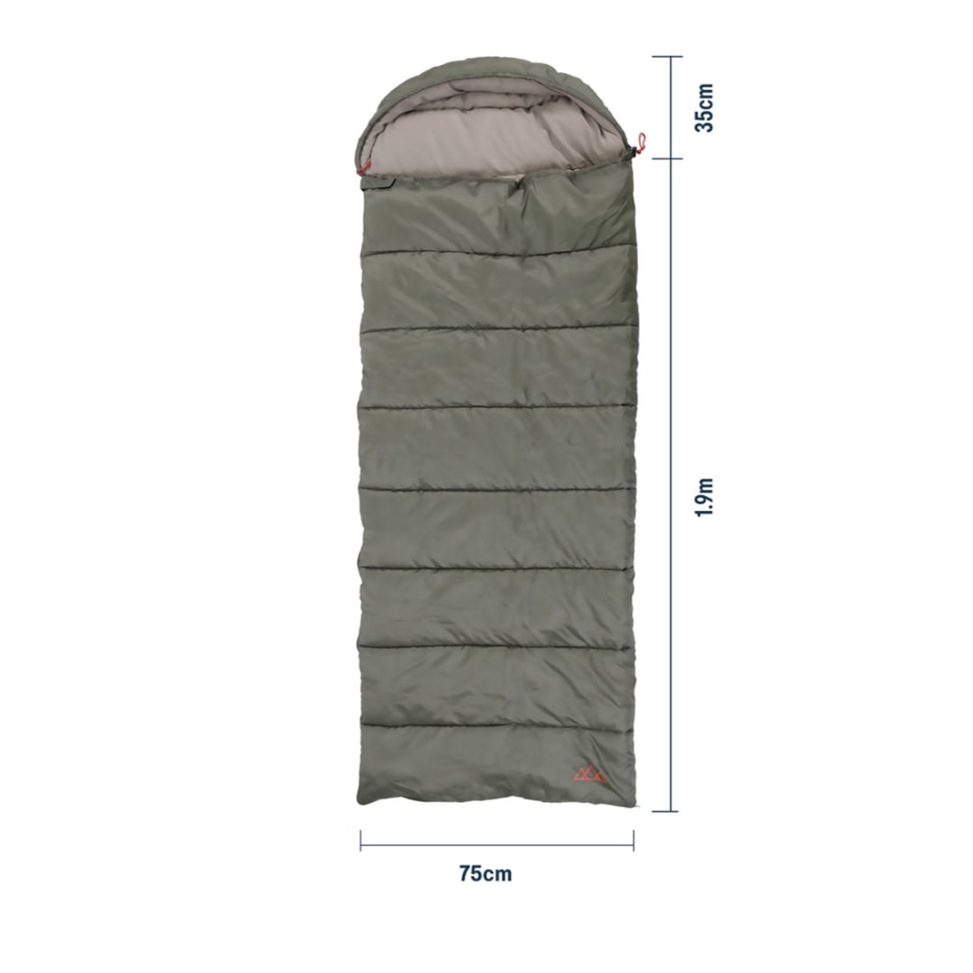 Altitude Hooded Sleeping Bag Kmart