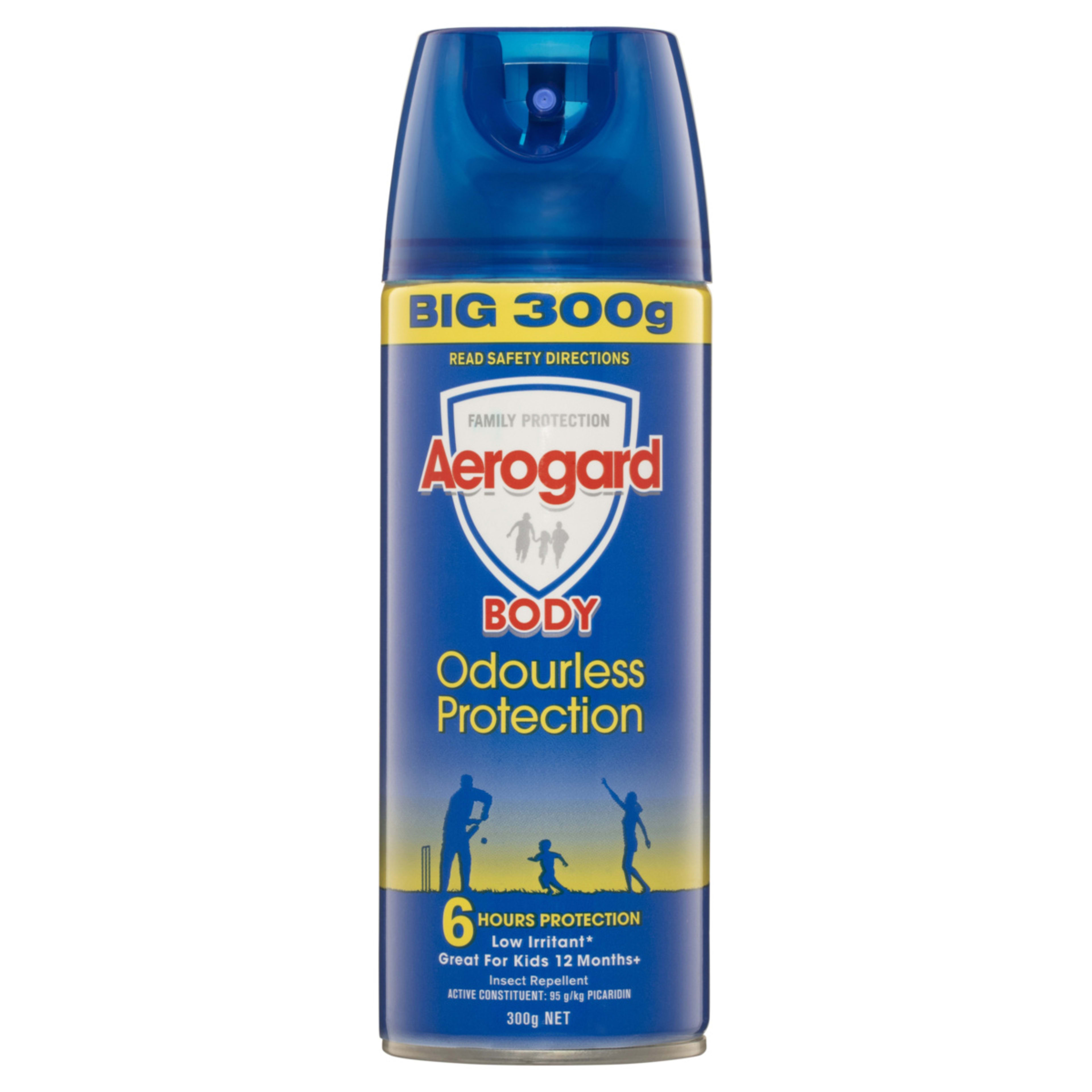 Aerogard Body Odourless Protection Insect Repellent Aerosol Spray 300g
