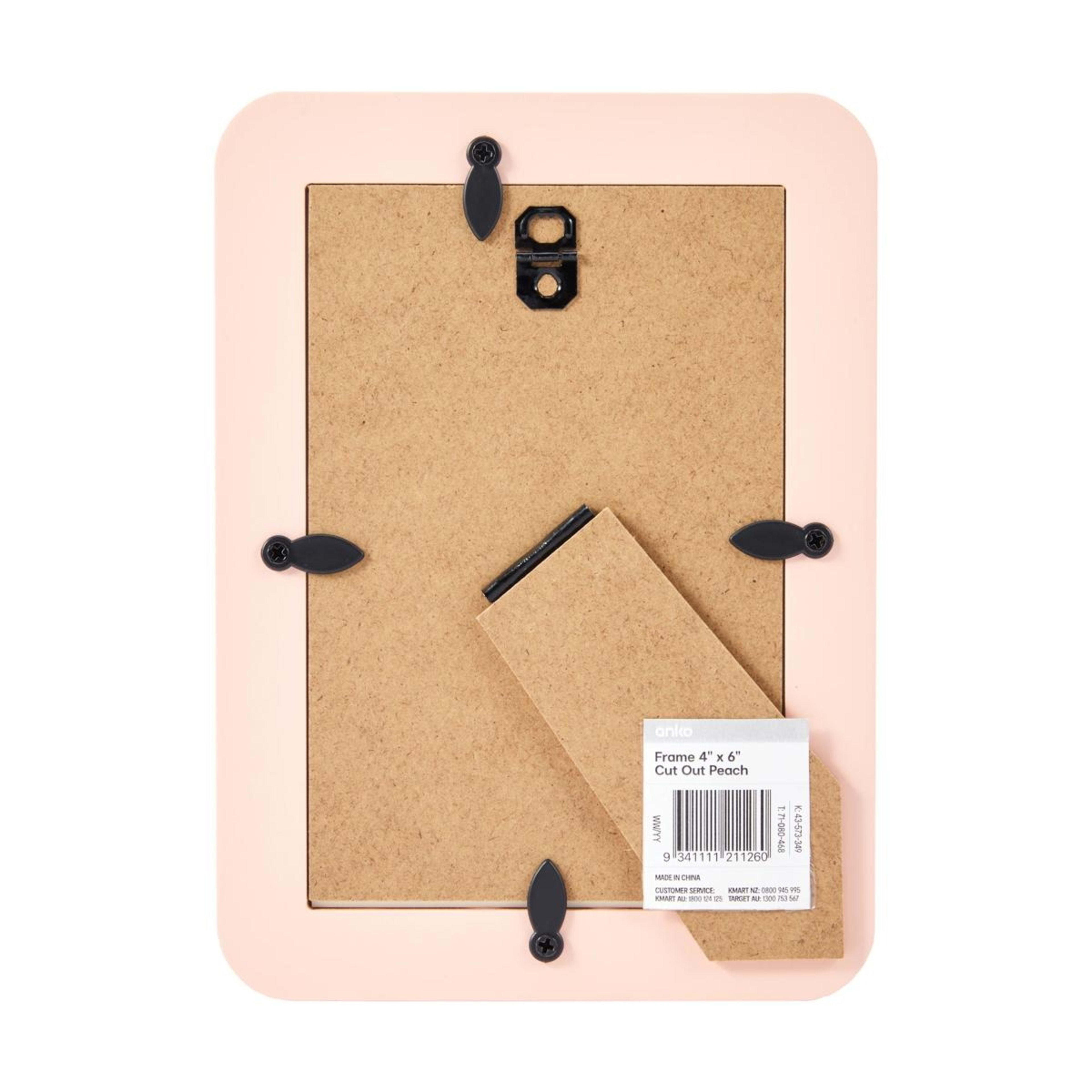 4 Cut Out Photo Frame 4in. x 6in. - Peach, 4 of 4