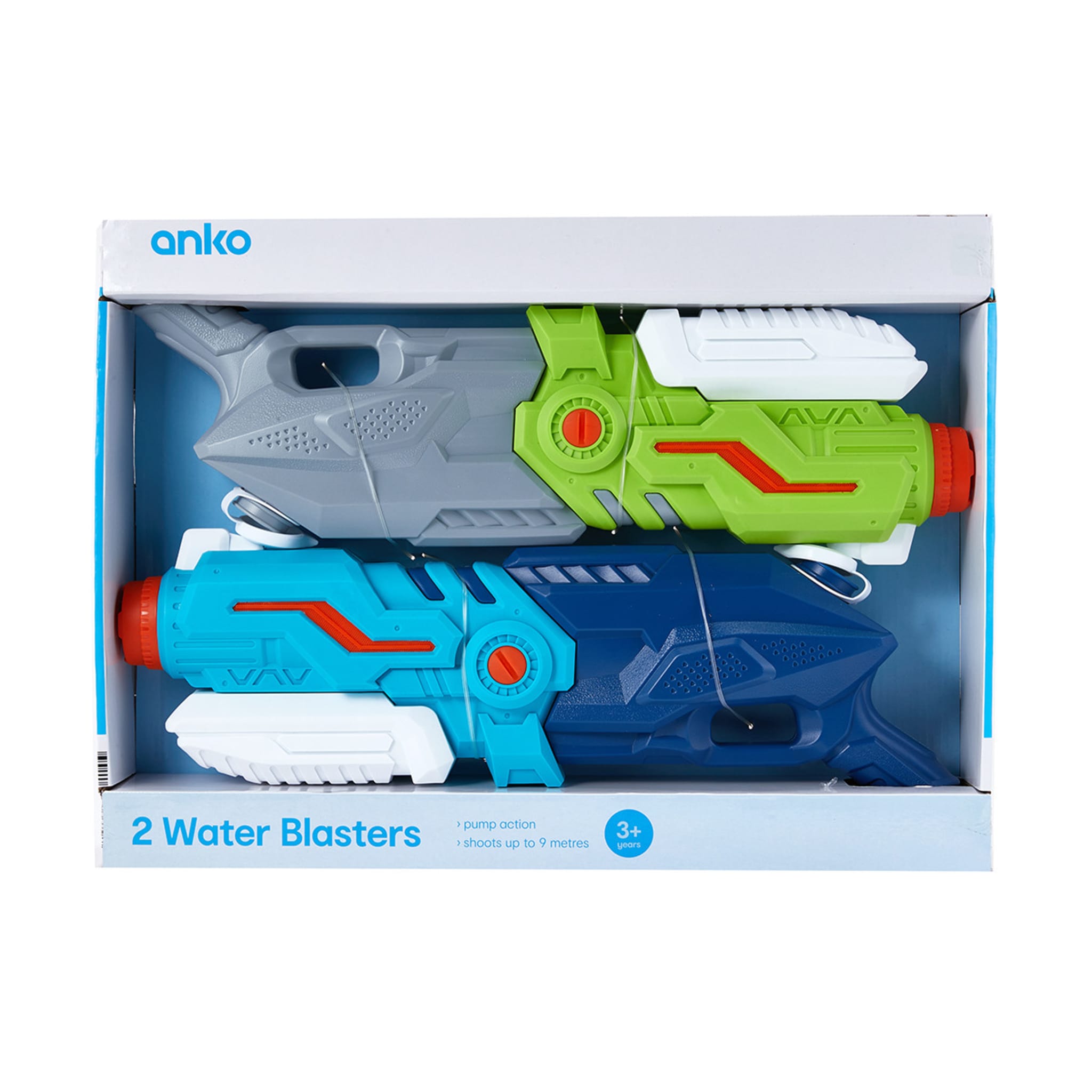 2 Pack Water Guns Kmart NZ
