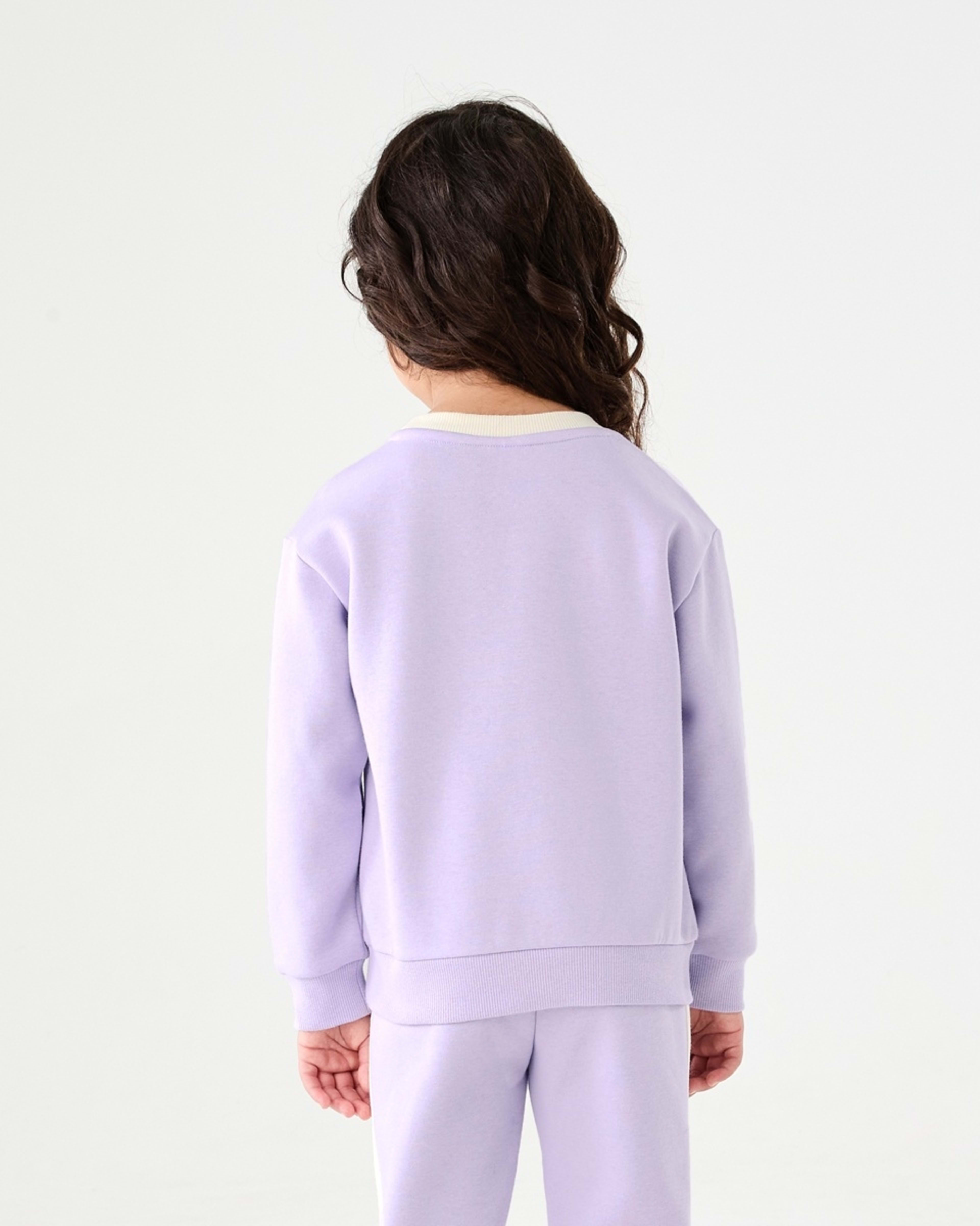 2 Print Panel Crew Neck Sweater COLOUR BLOCK, 2 of 6