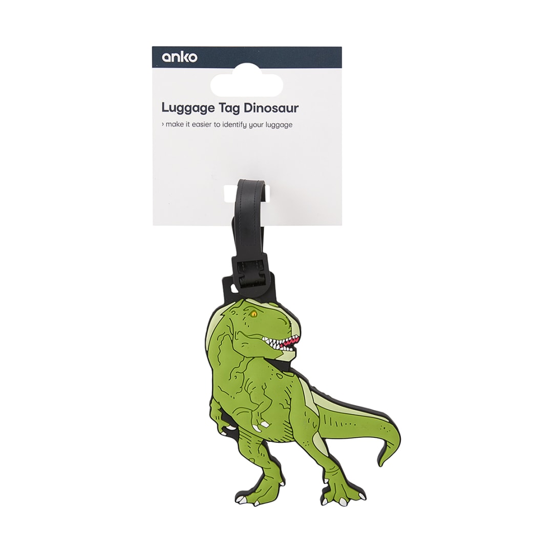 Luggage Tag Dinosaur Kmart