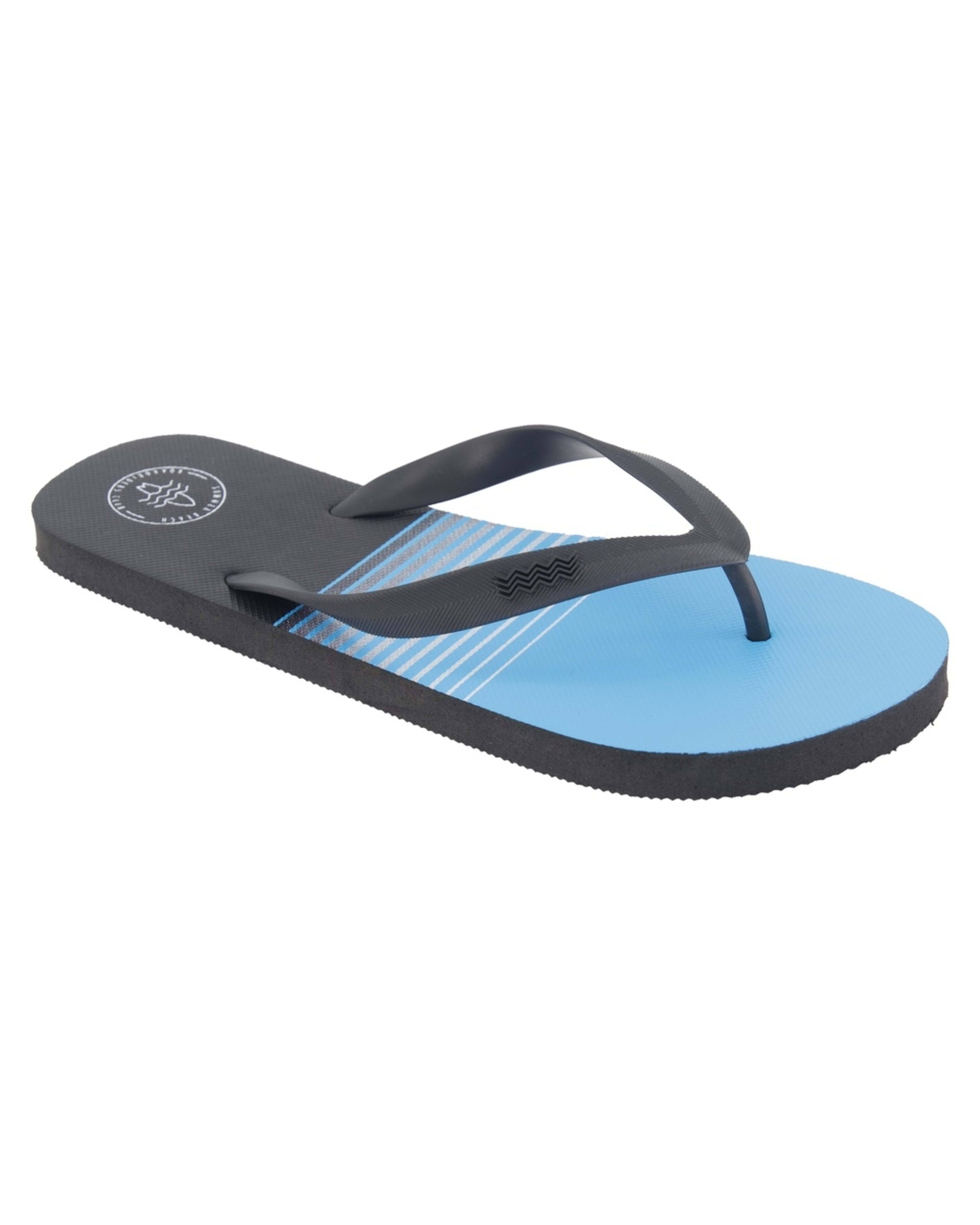 1 Printed Thongs Navy