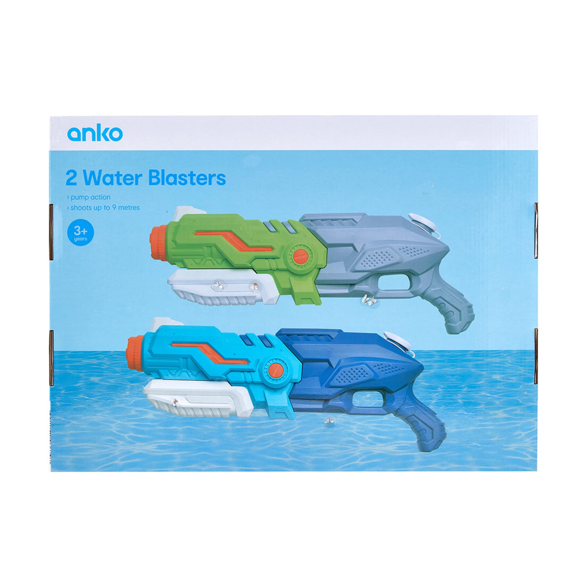 2 Pack Water Guns Kmart