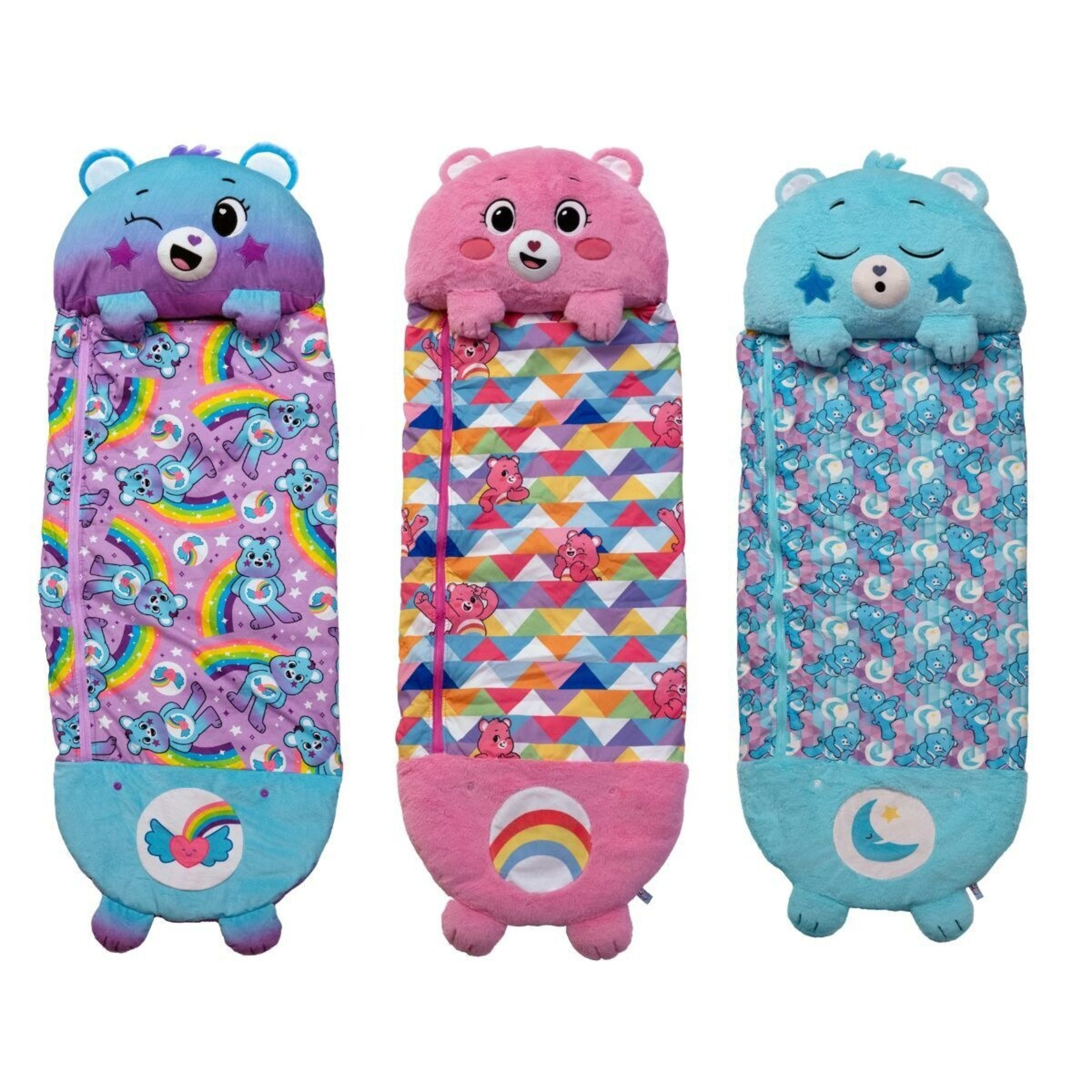 Happy Nappers Care Bears On The Go Sleep Sack Surprise Pillow