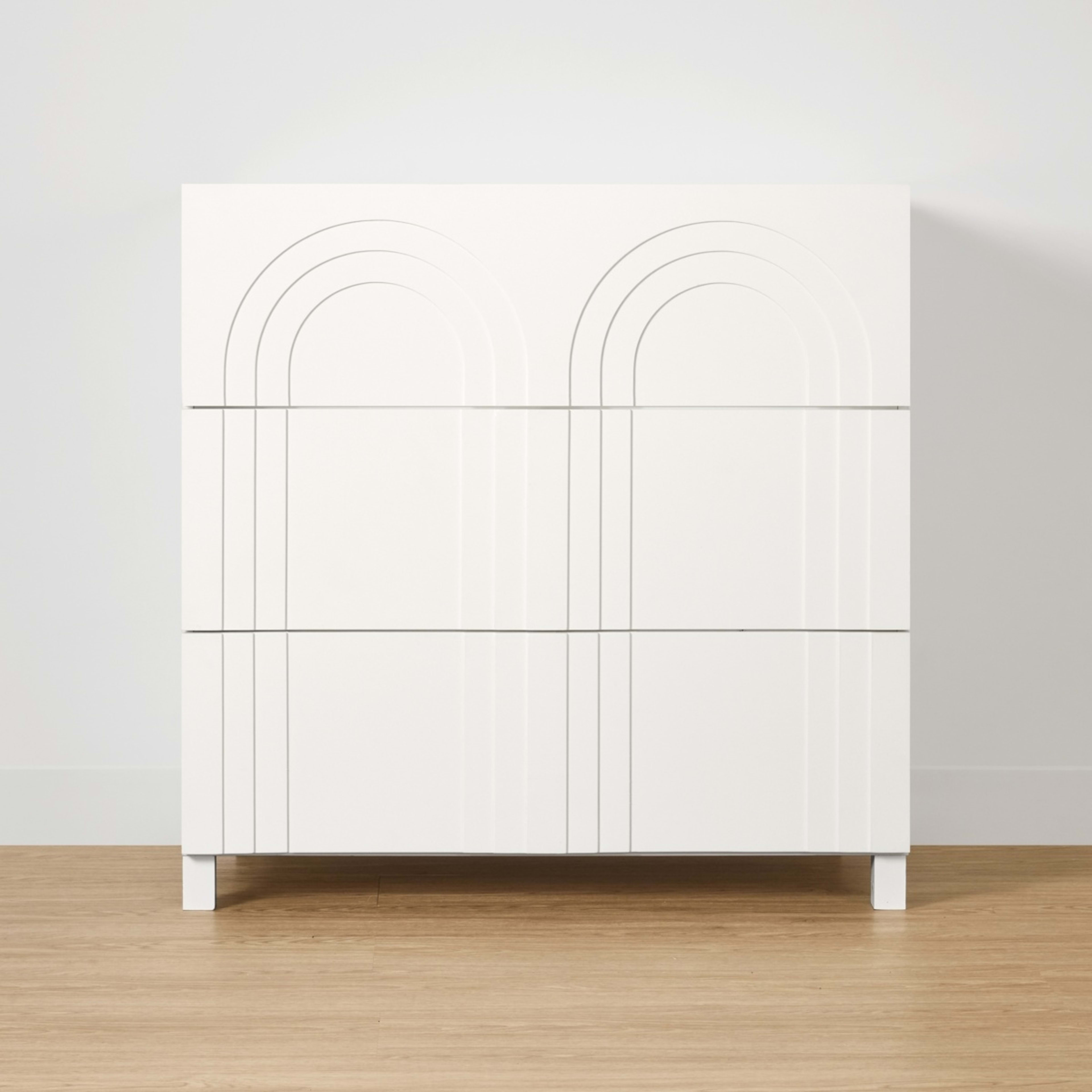 3 Carter Arched 3 Drawer Chest, 3 of 10