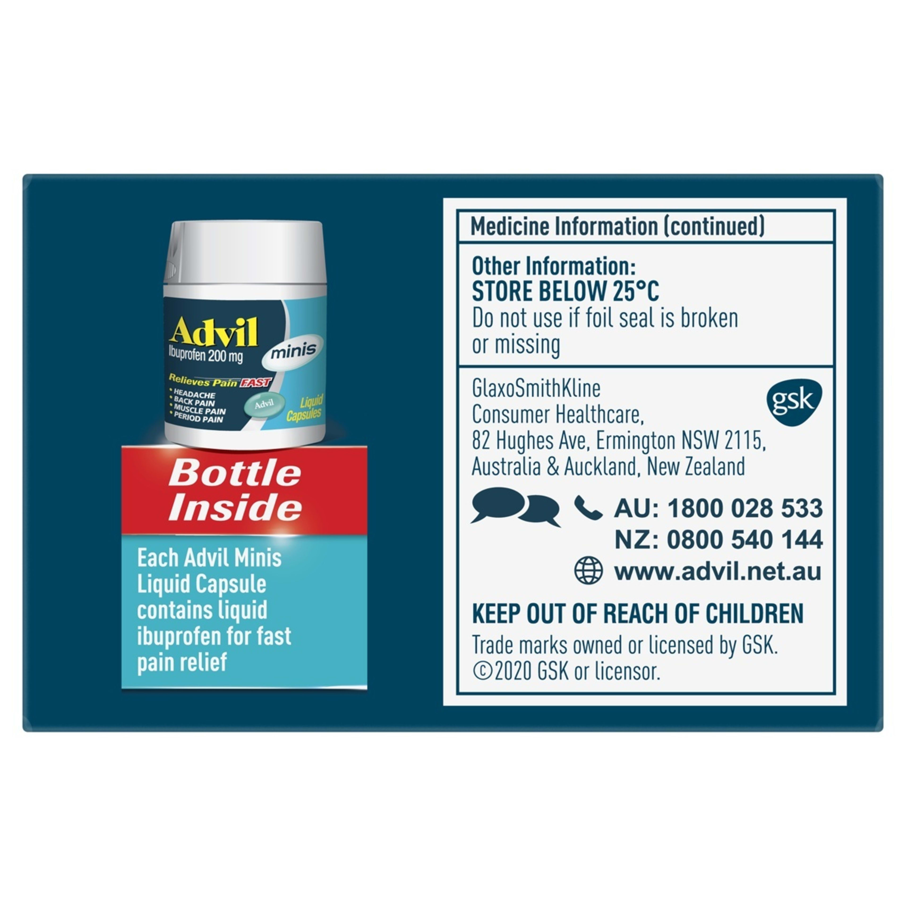 9 20 pack Advil Ibuprofen 200 mg Minis Liquid Capsules, 9 of 10