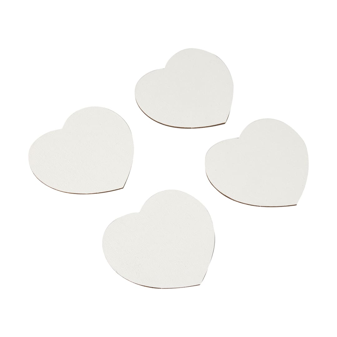 4 Pack Paintable Heart Canvas Fridge Kmart NZ