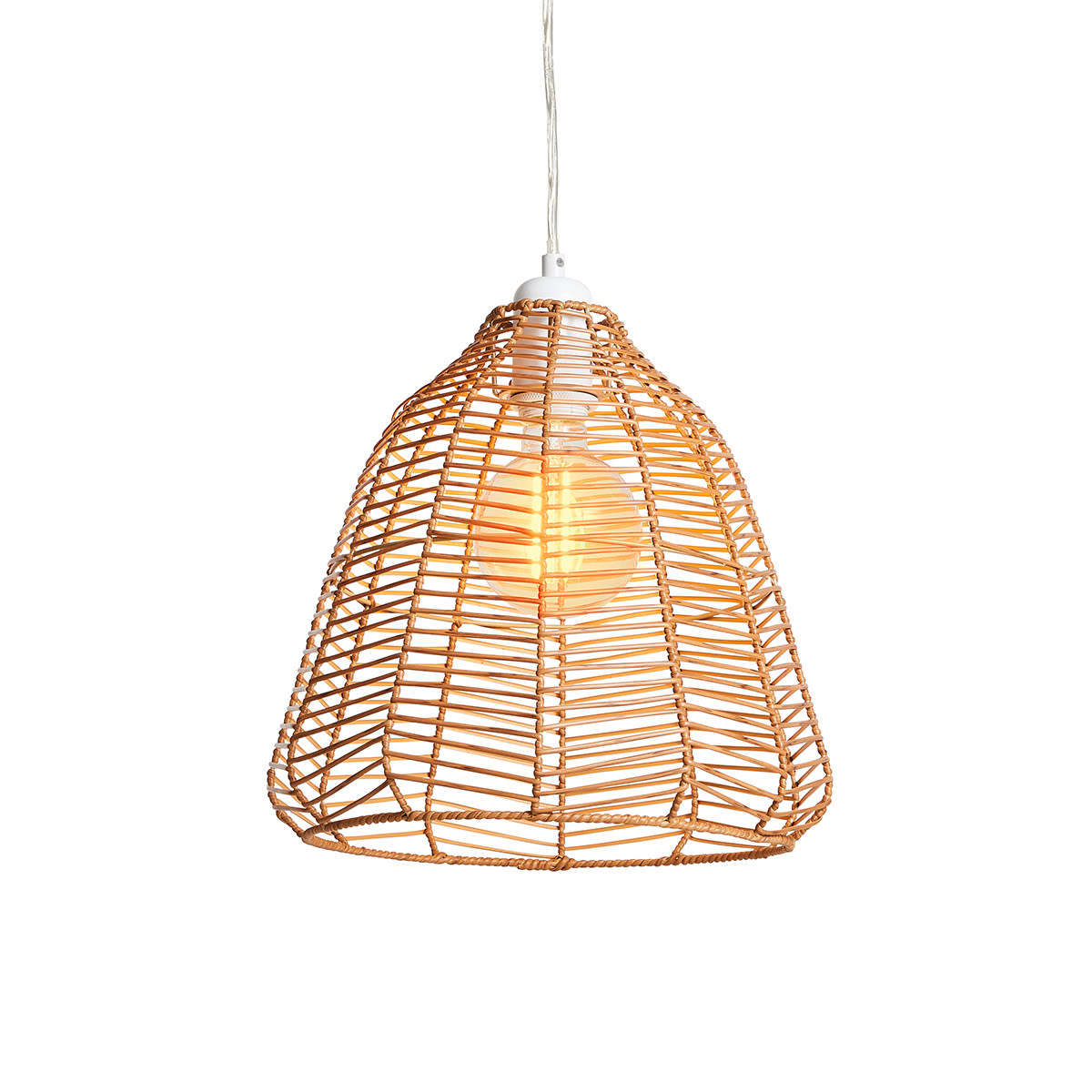 kmart clip on rattan shade pendant