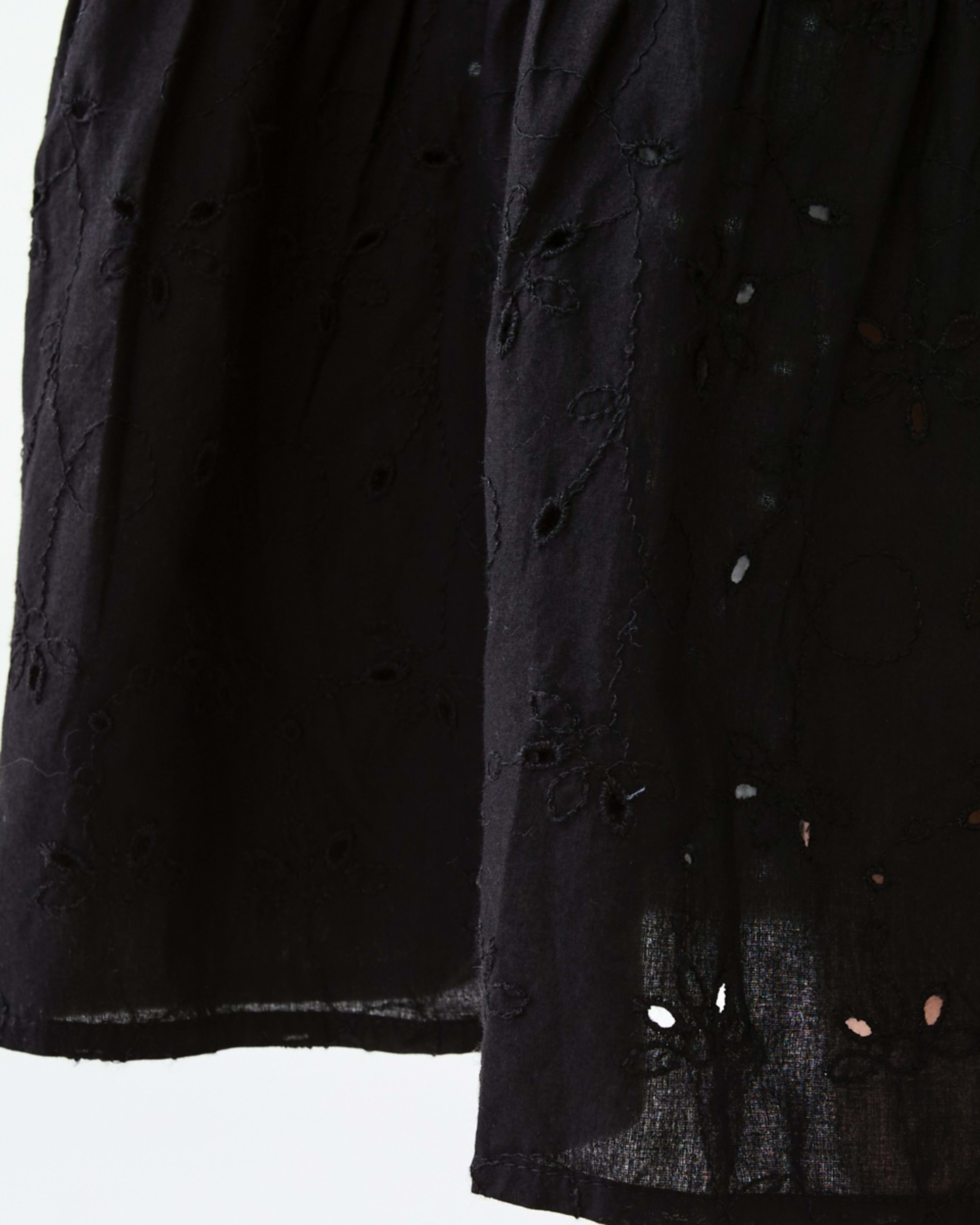 5 Broderie Maxi Skirt Black, 5 of 6