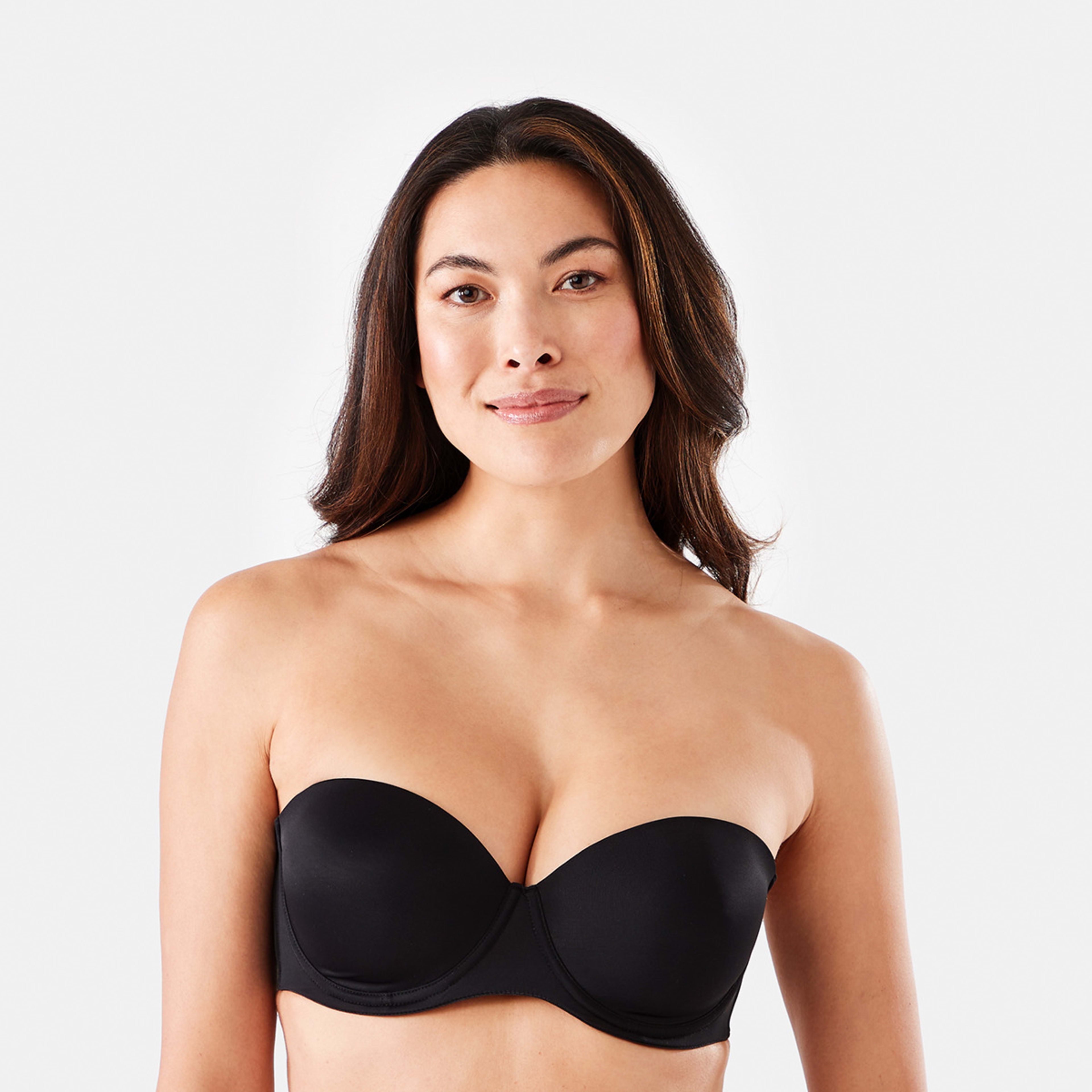 2 Strapless Push-Up Bra Black, 2 of 9