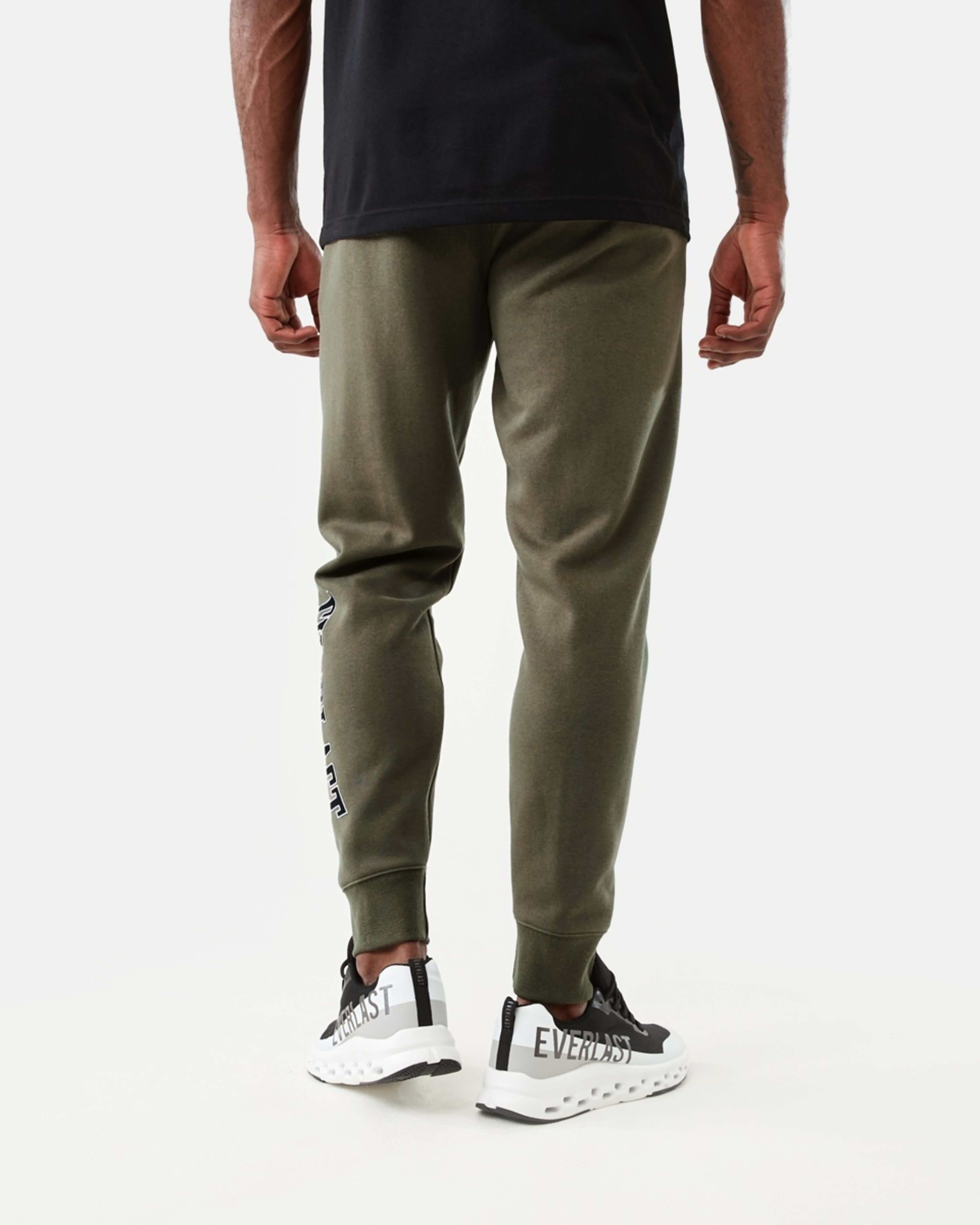 3 Everlast Mens Block Trackpants EVER KHAKI, 3 of 7