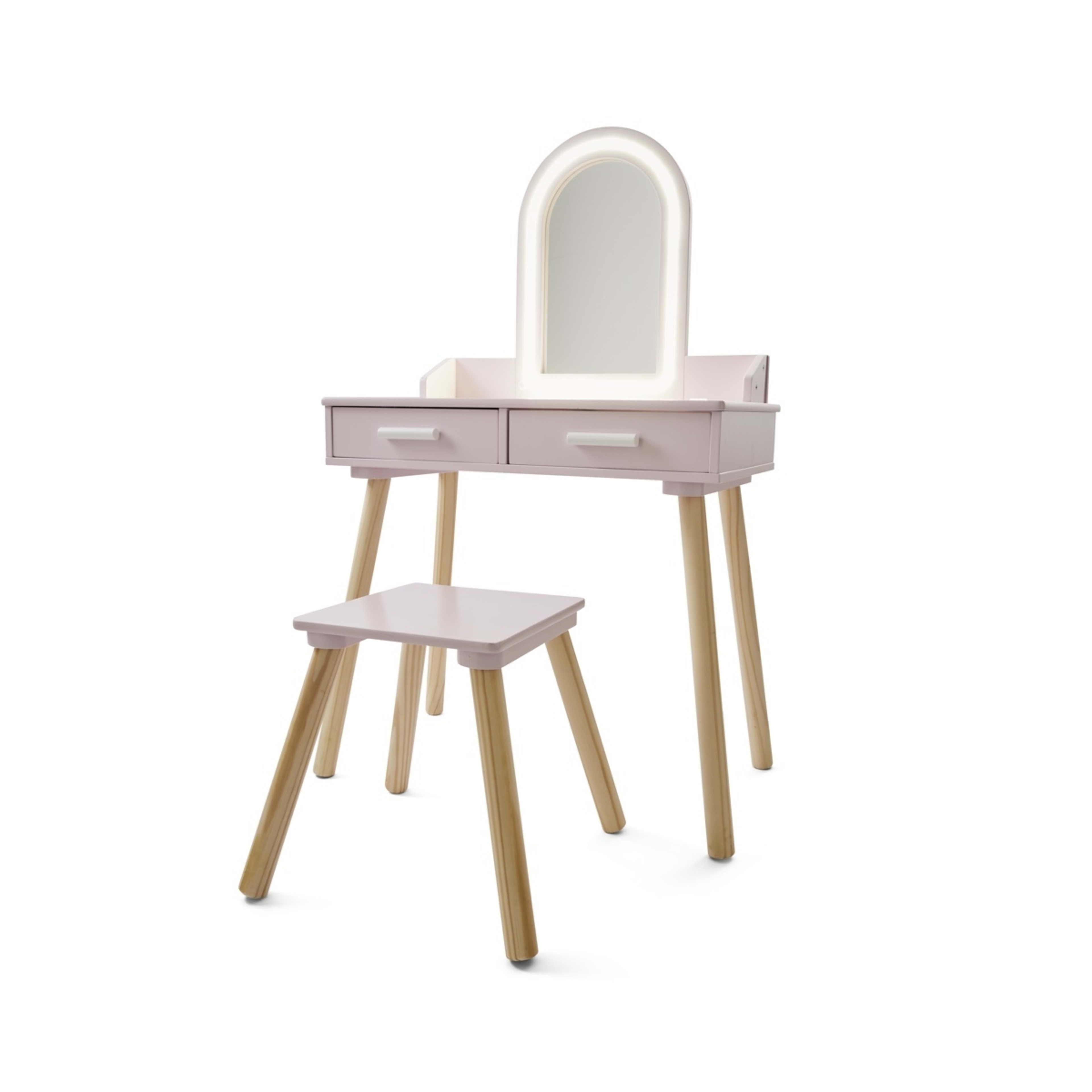 4 Wooden Deluxe Light Up Vanity, 4 of 10