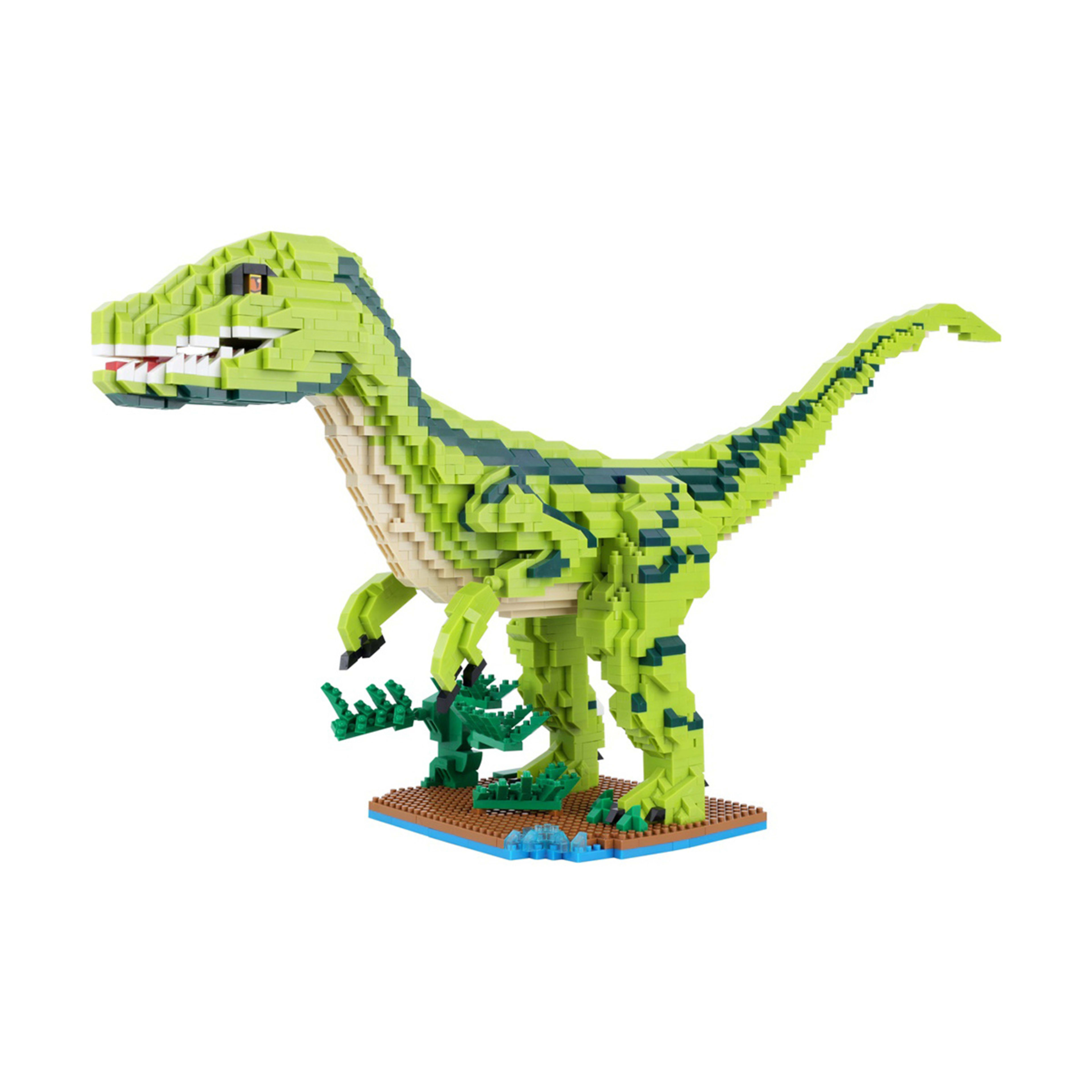 2 1991 Piece Mini Blocks Dinosaur Series: Raptor, 2 of 5