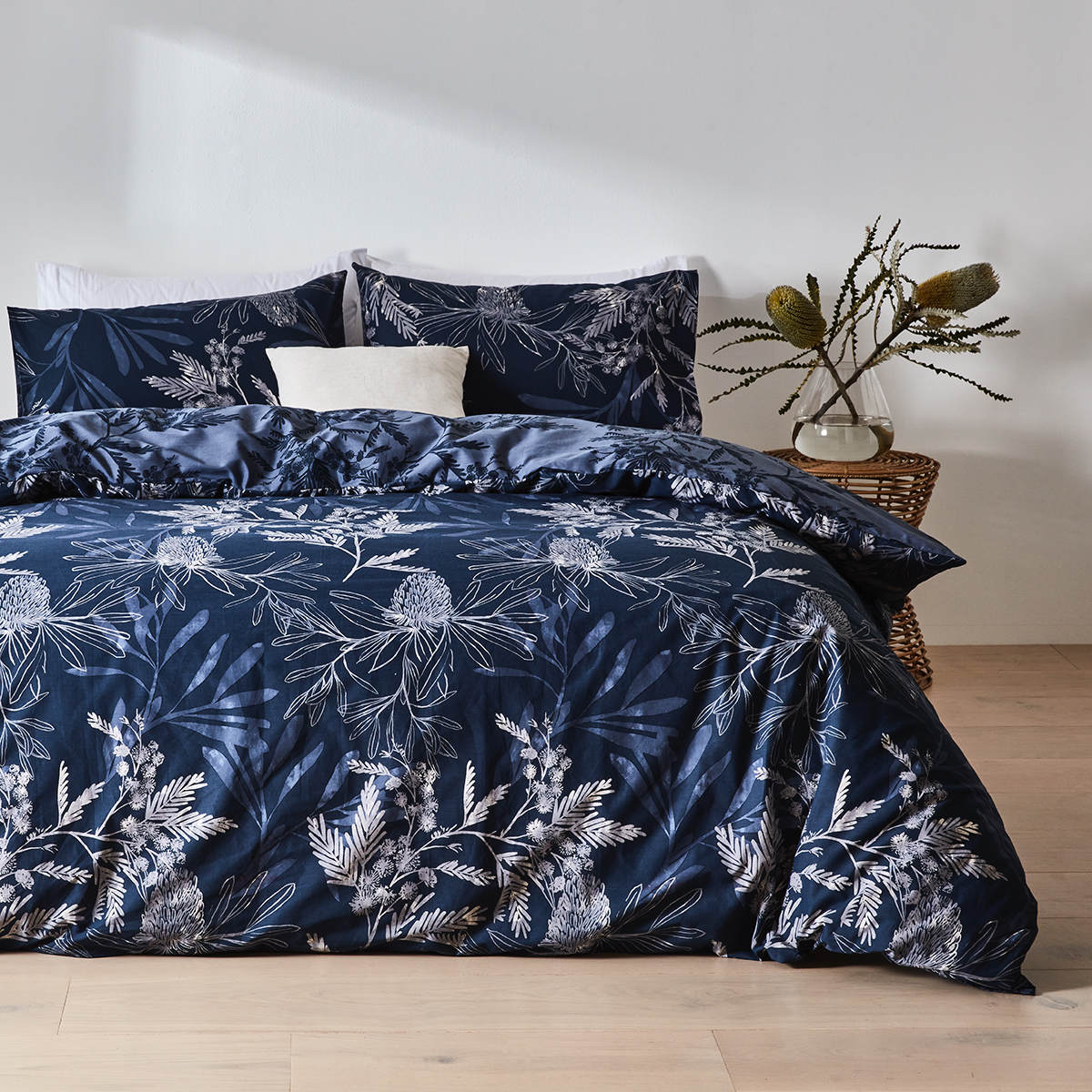 kmart navy quilt cover