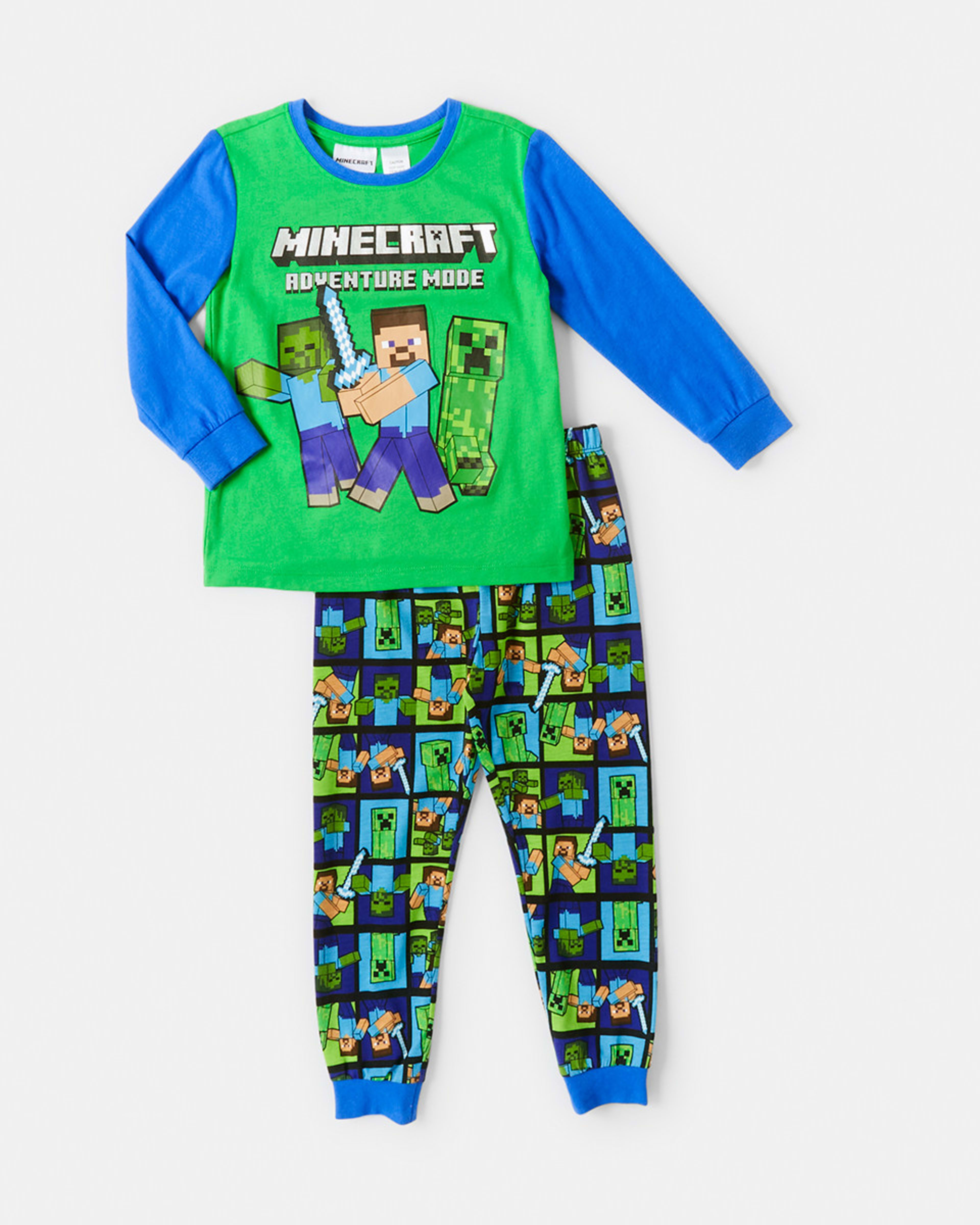 Minecraft License Pyjama Set - Kmart