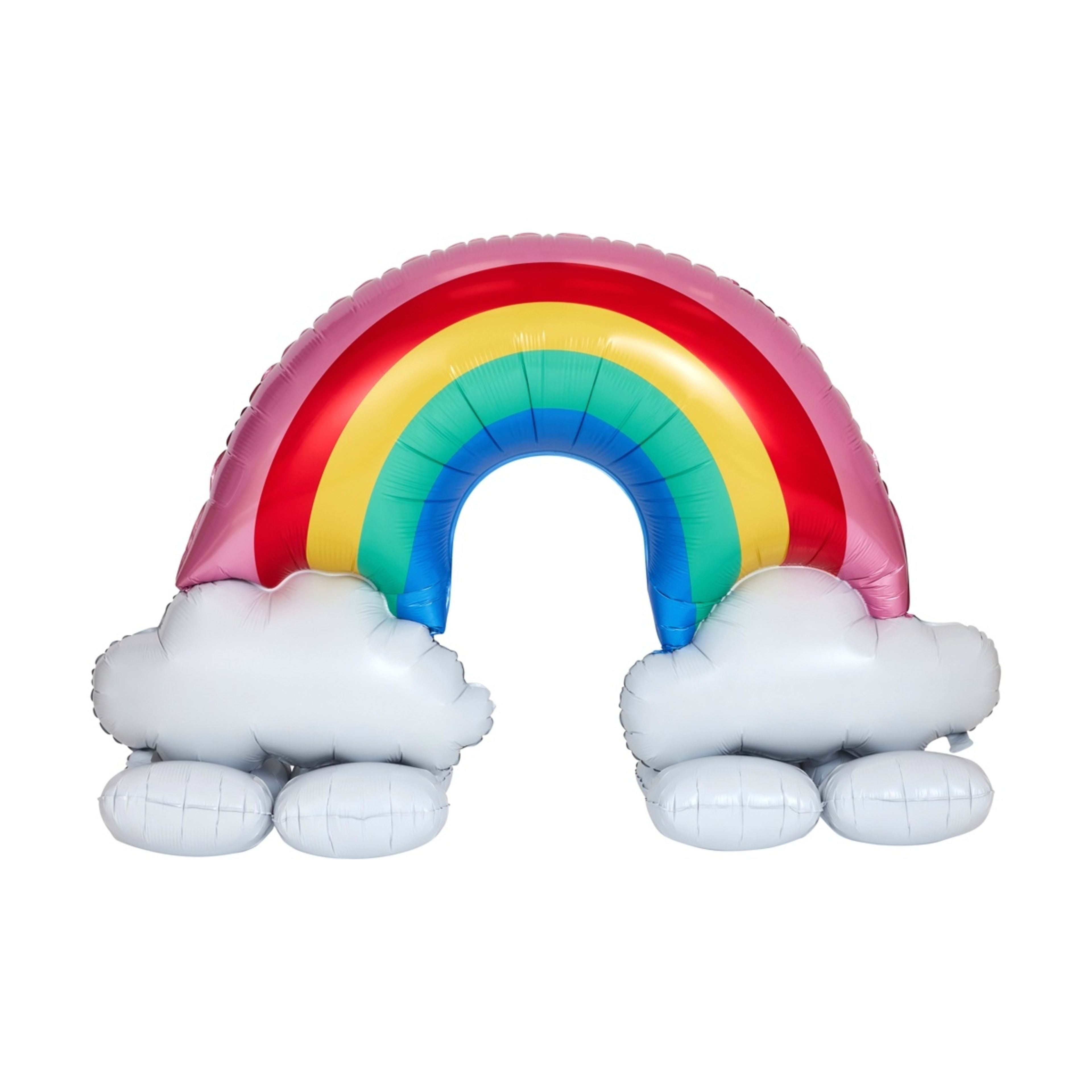 1 Standing Rainbow Foil Balloon